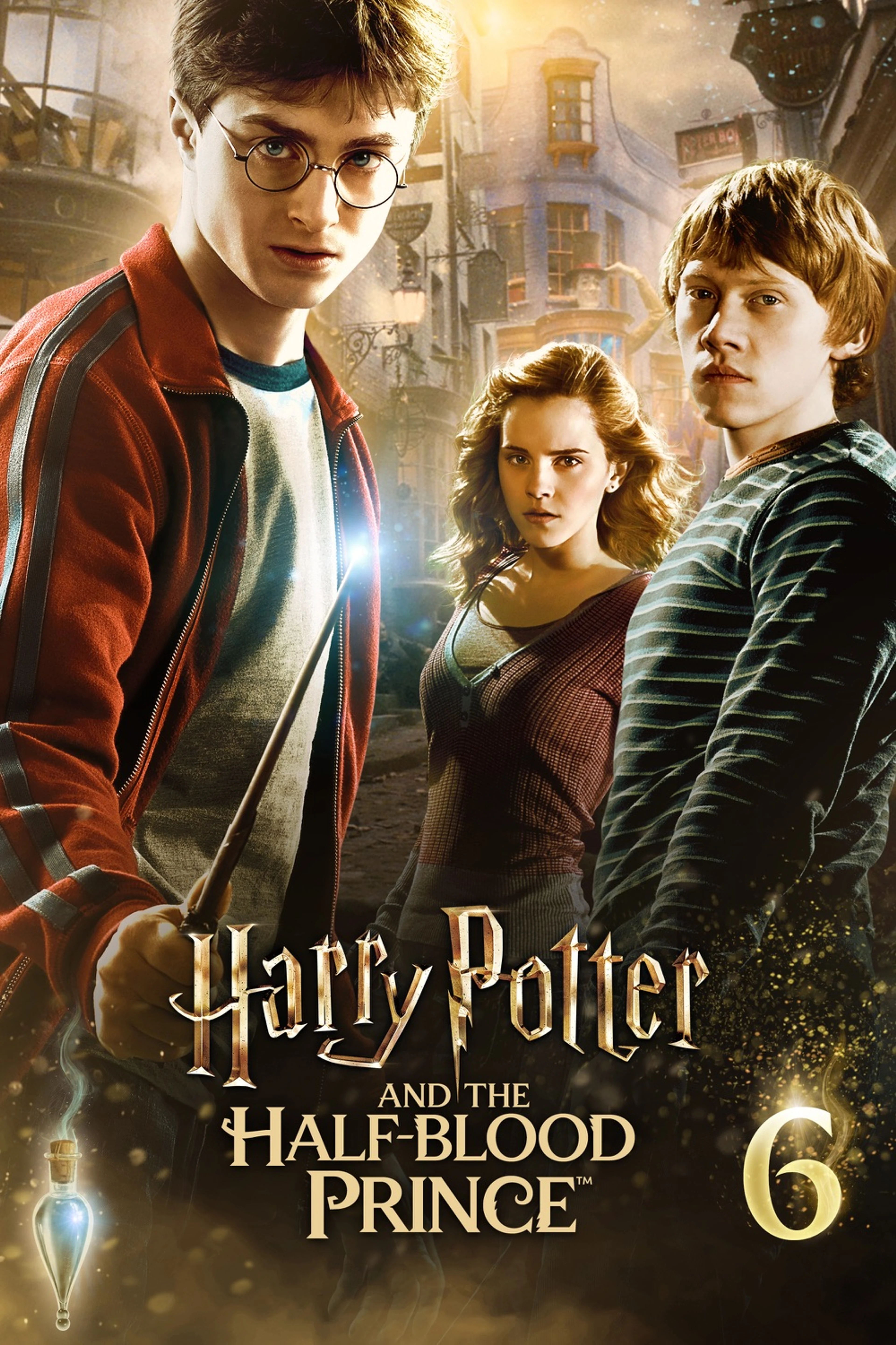 Official cover for Harry Potter and the Half-Blood Prince.