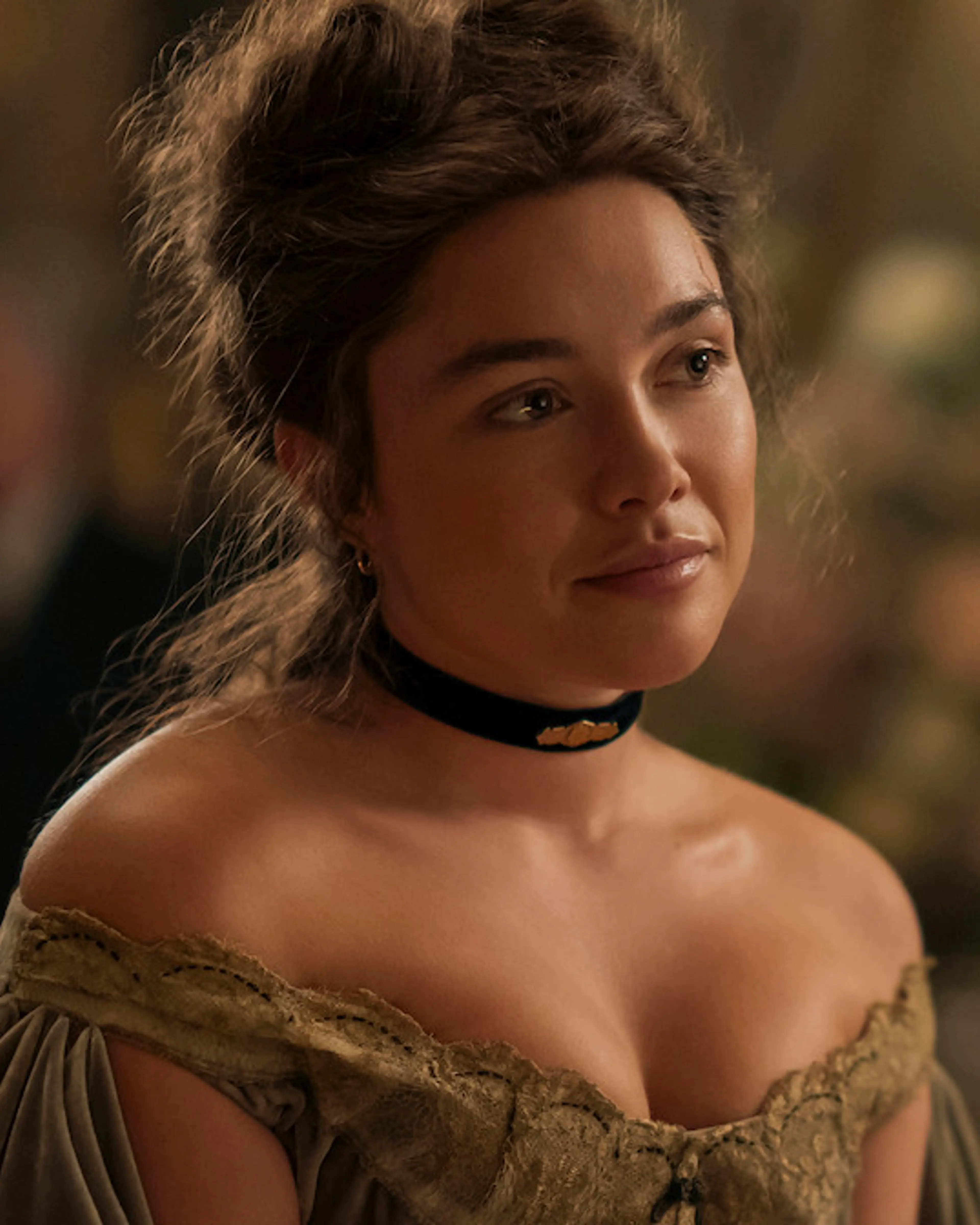 Florence Pugh as Cathy Ames in East of Eden.
