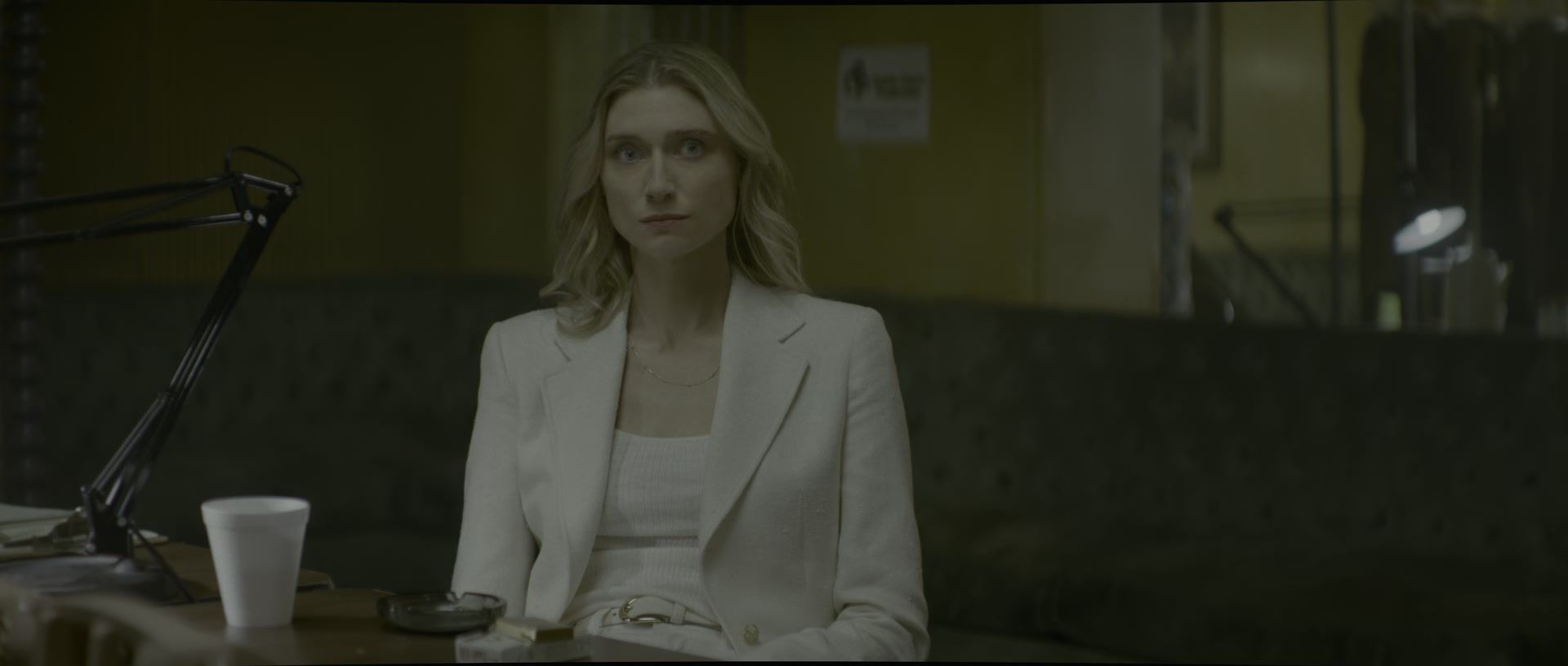 Elizabeth Debicki as Karen Crosby in The Further Mis-Adventures of Cliff Booth.
