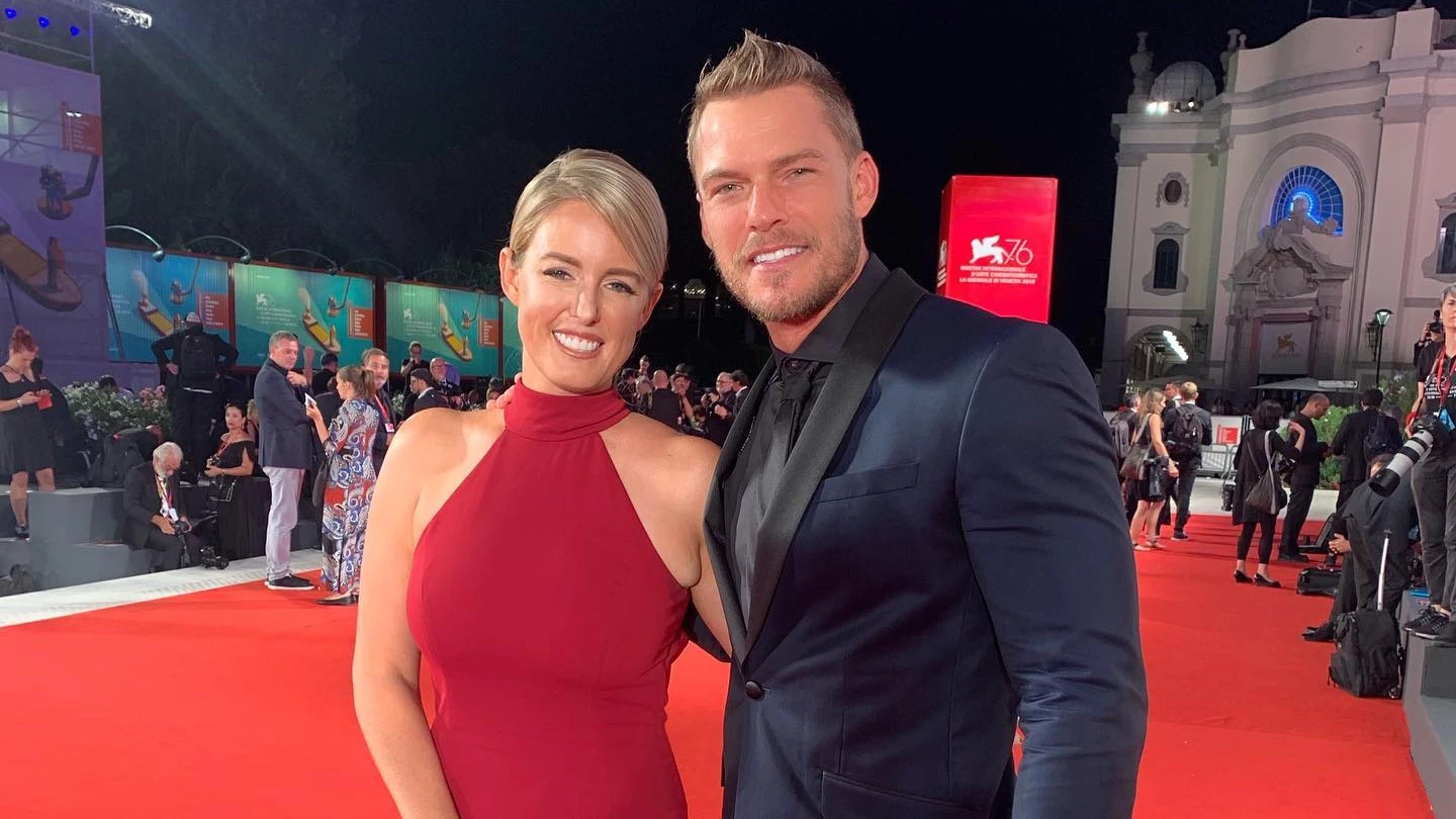 Catherine and Alan Ritchson together on the red carpet at the Venice Film Festival.