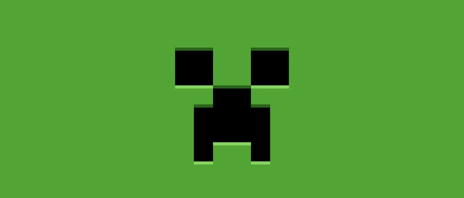 Minecraft Java and Bedrock characters facing the same blocky world.
