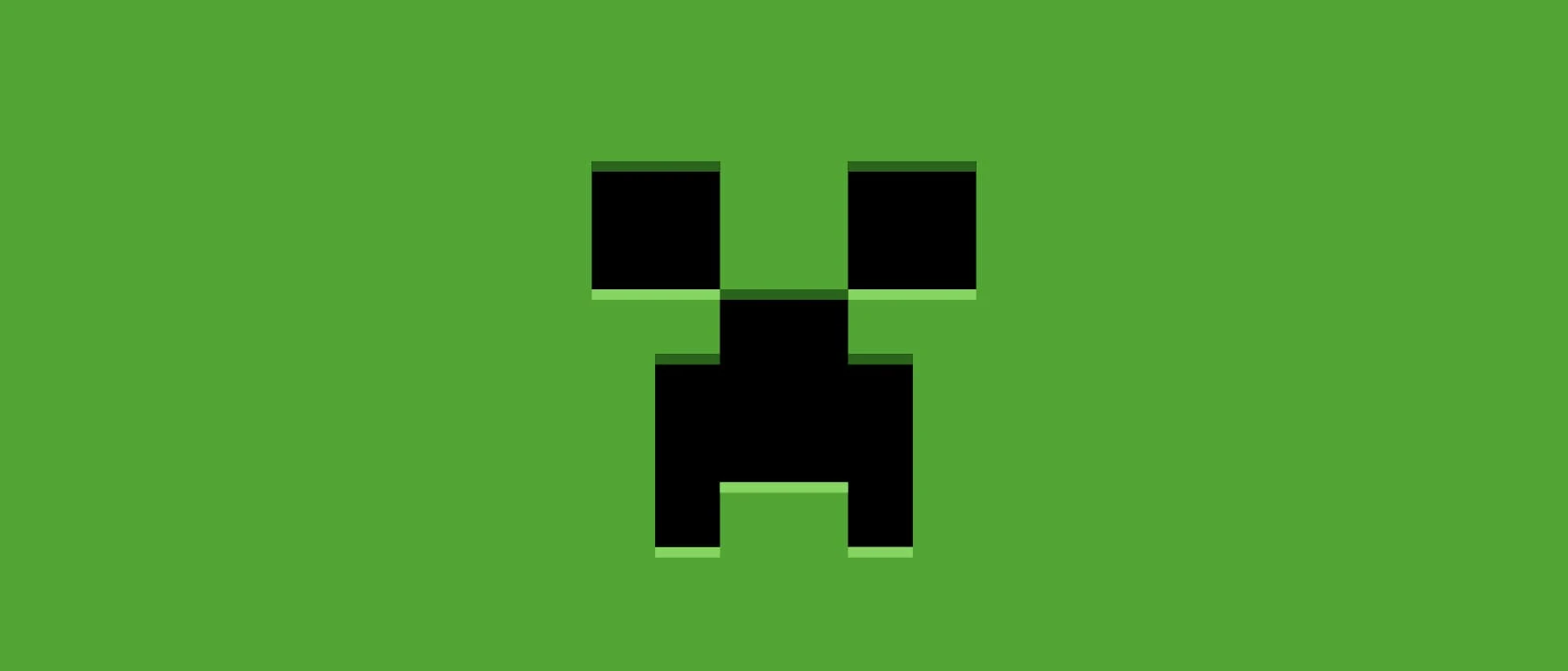 Minecraft Java and Bedrock characters facing the same blocky world.