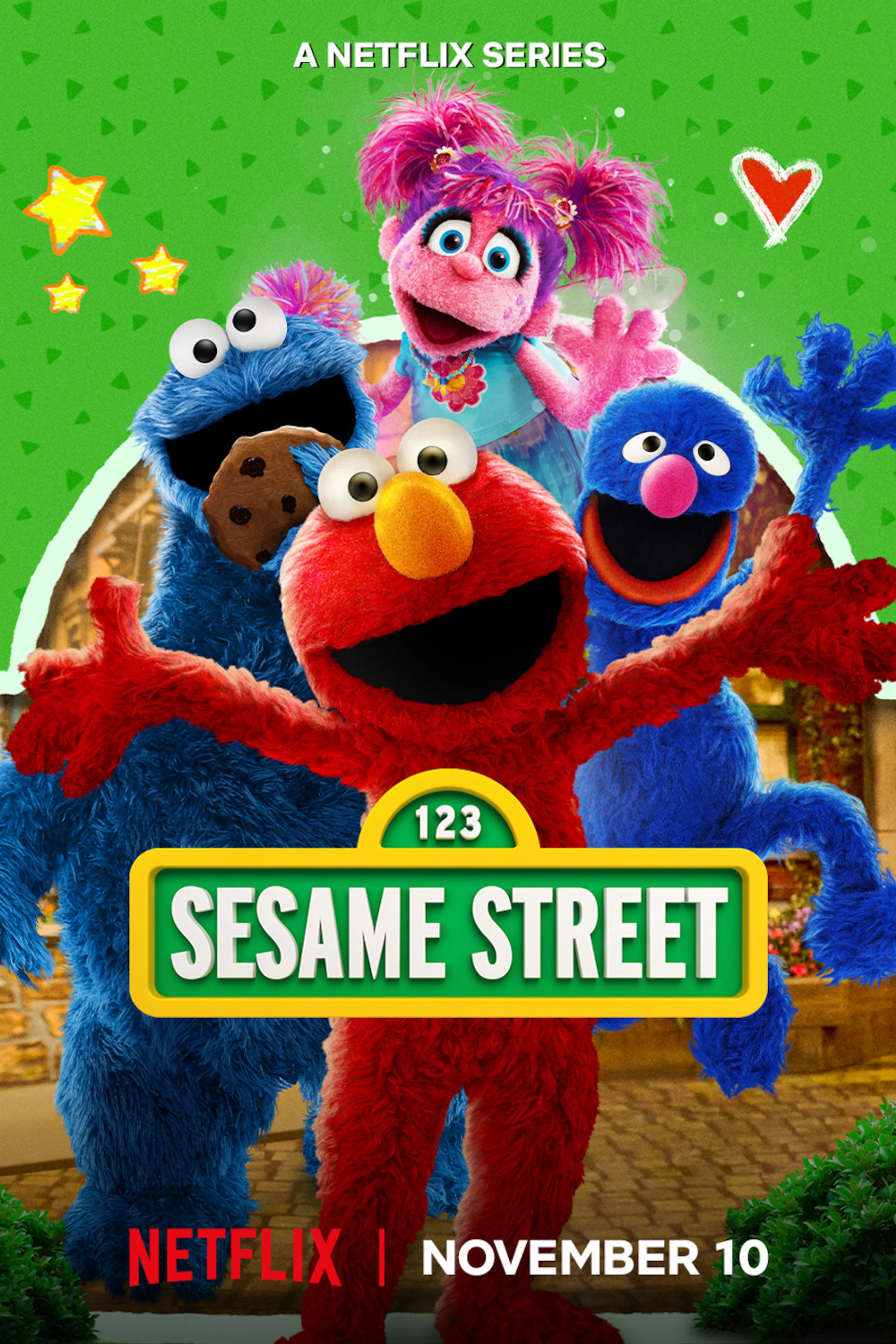 Official Sesame Street Season 56 vertical poster with Elmo and friends.