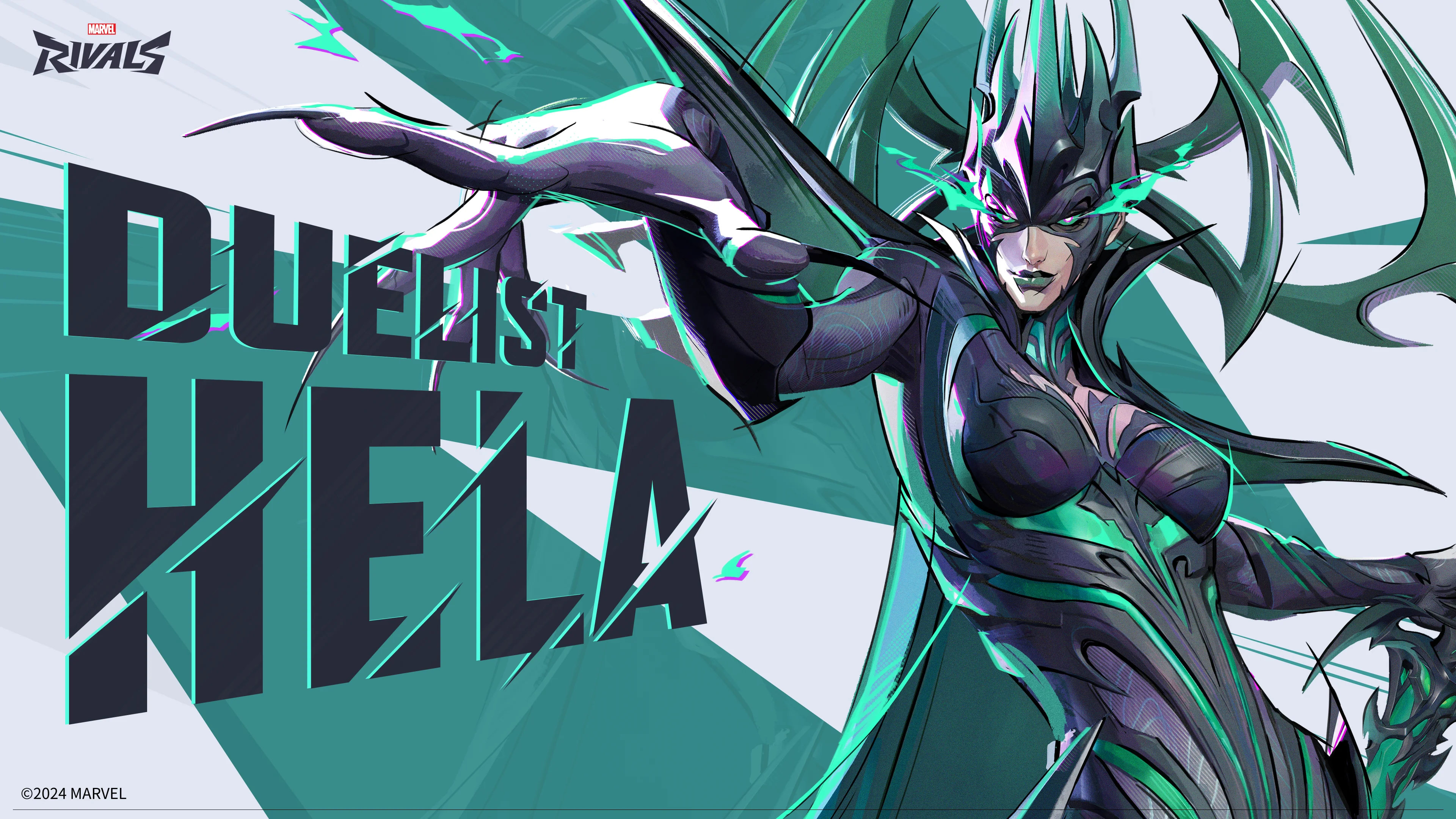 Hela in official Marvel Rivals character artwork