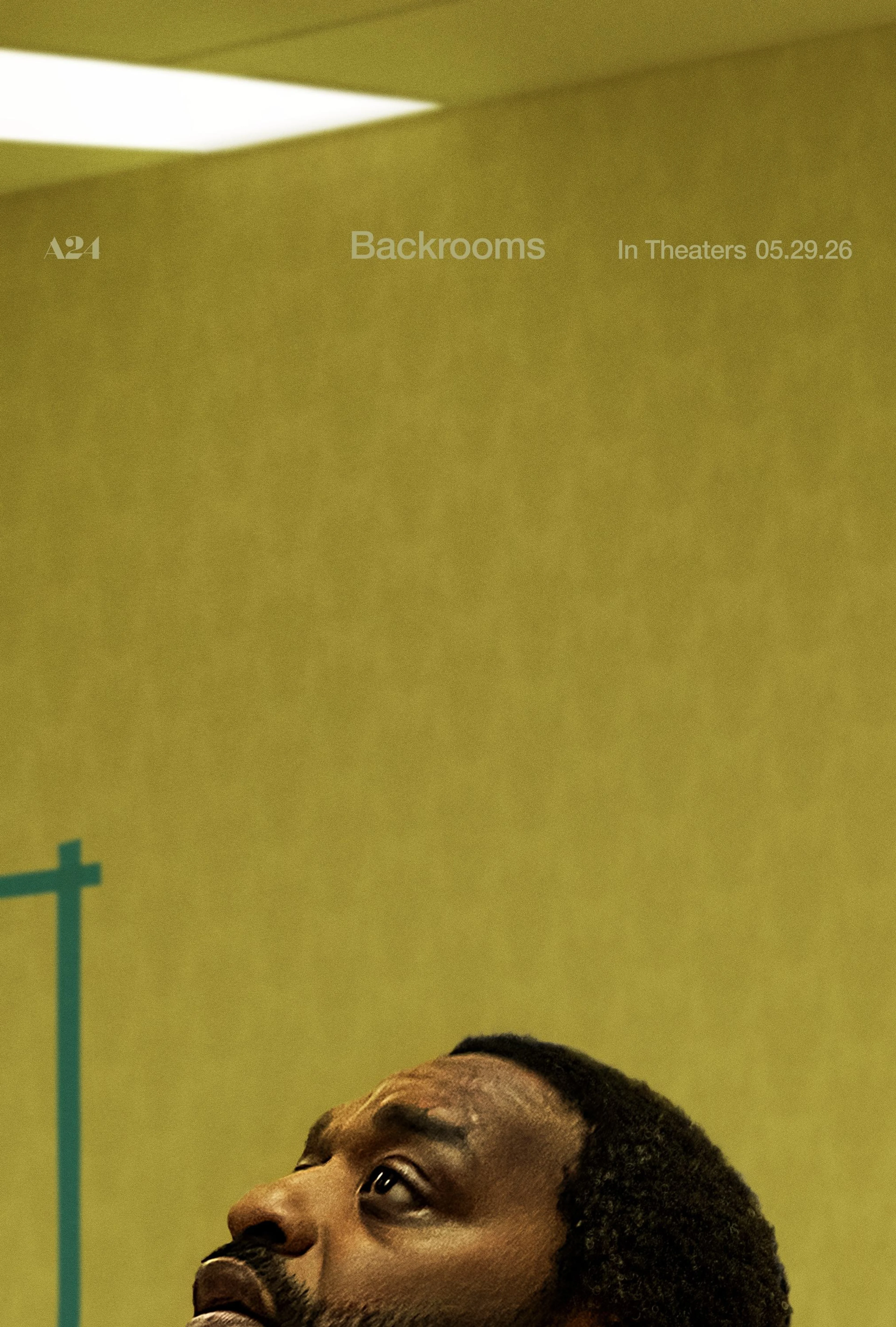 Official Backrooms film poster featuring Chiwetel Ejiofor.