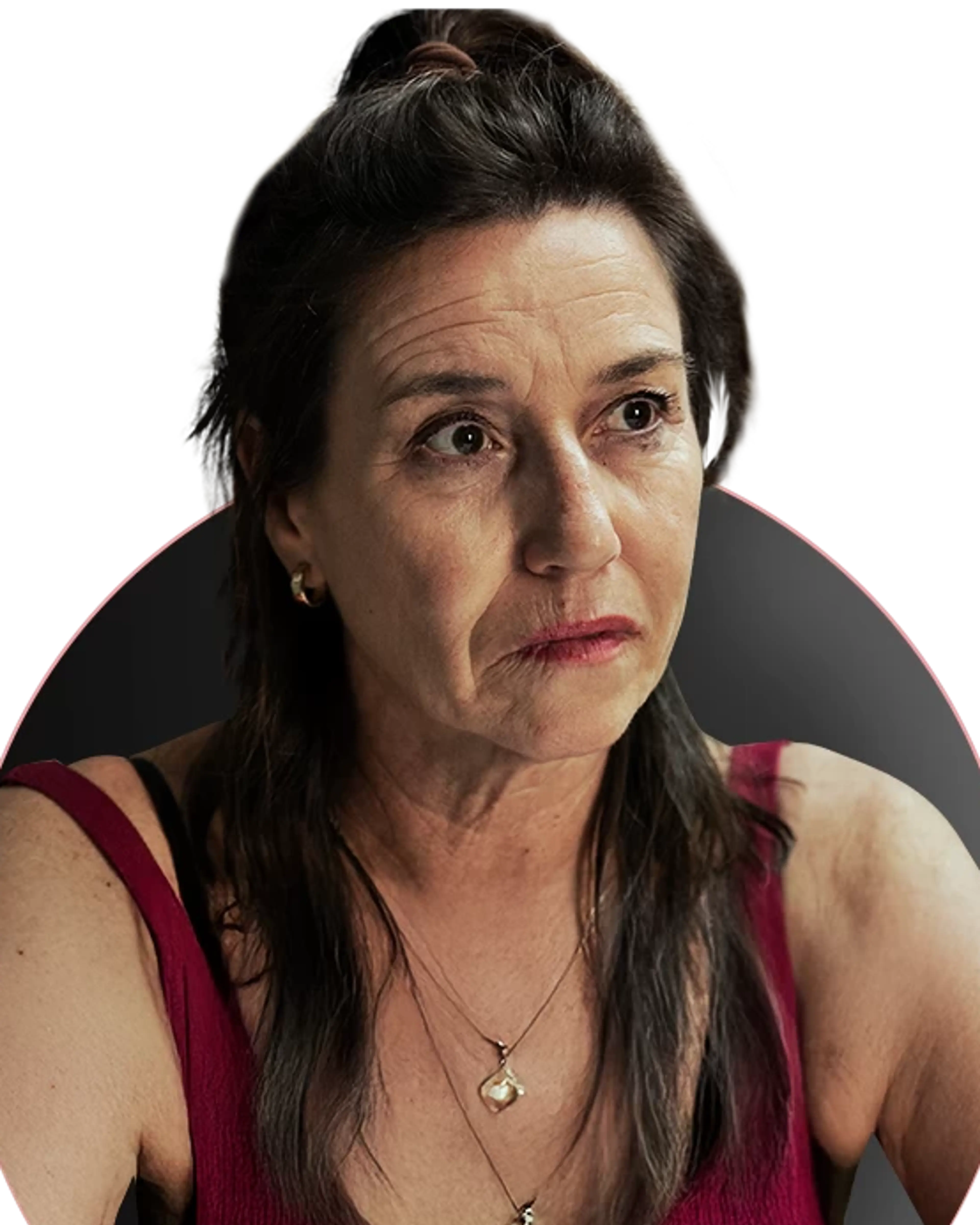 Lola Dueñas as Teresa in La Bola Negra.