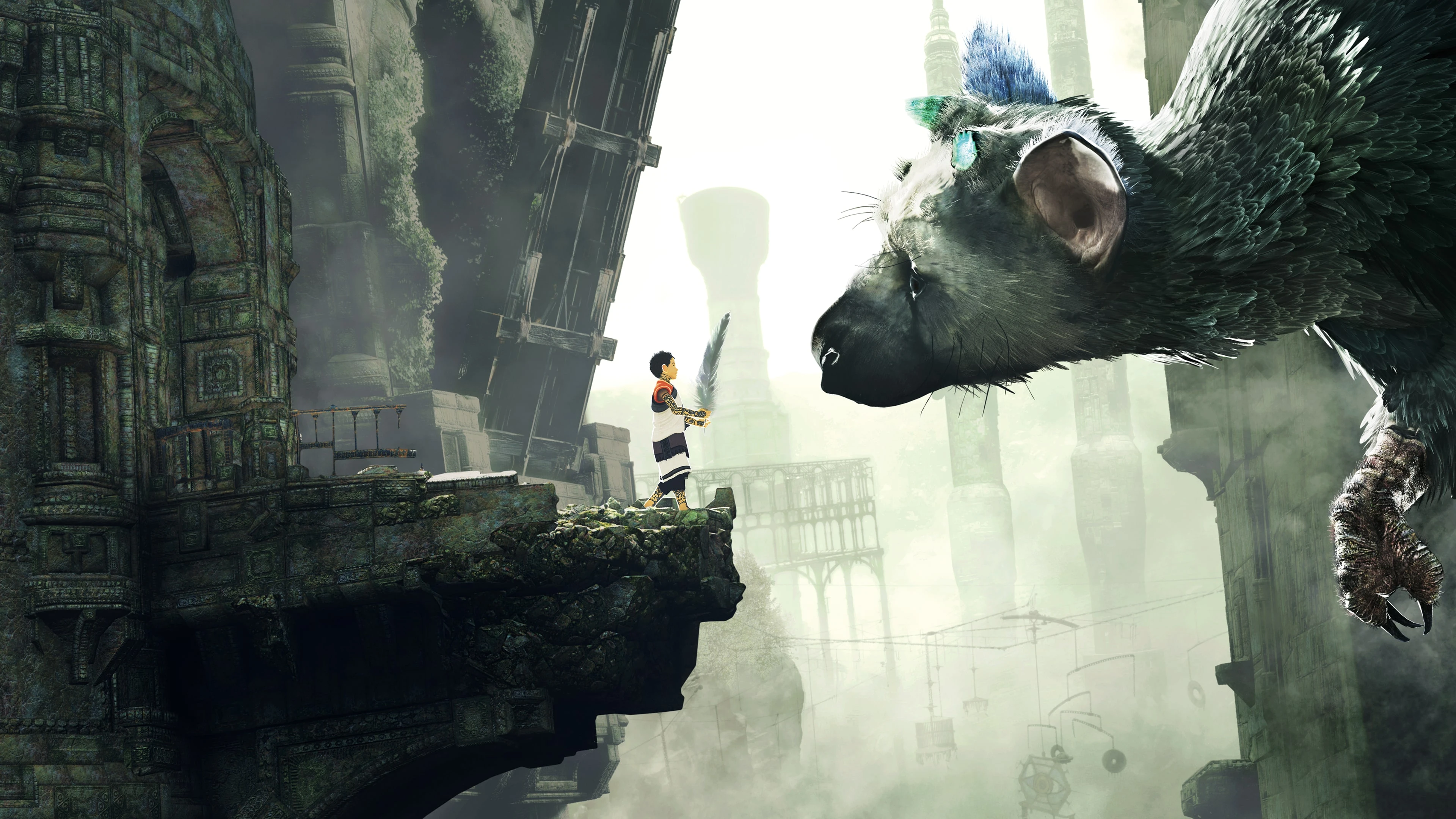 Official The Last Guardian PlayStation Store cover artwork featuring the boy and Trico.