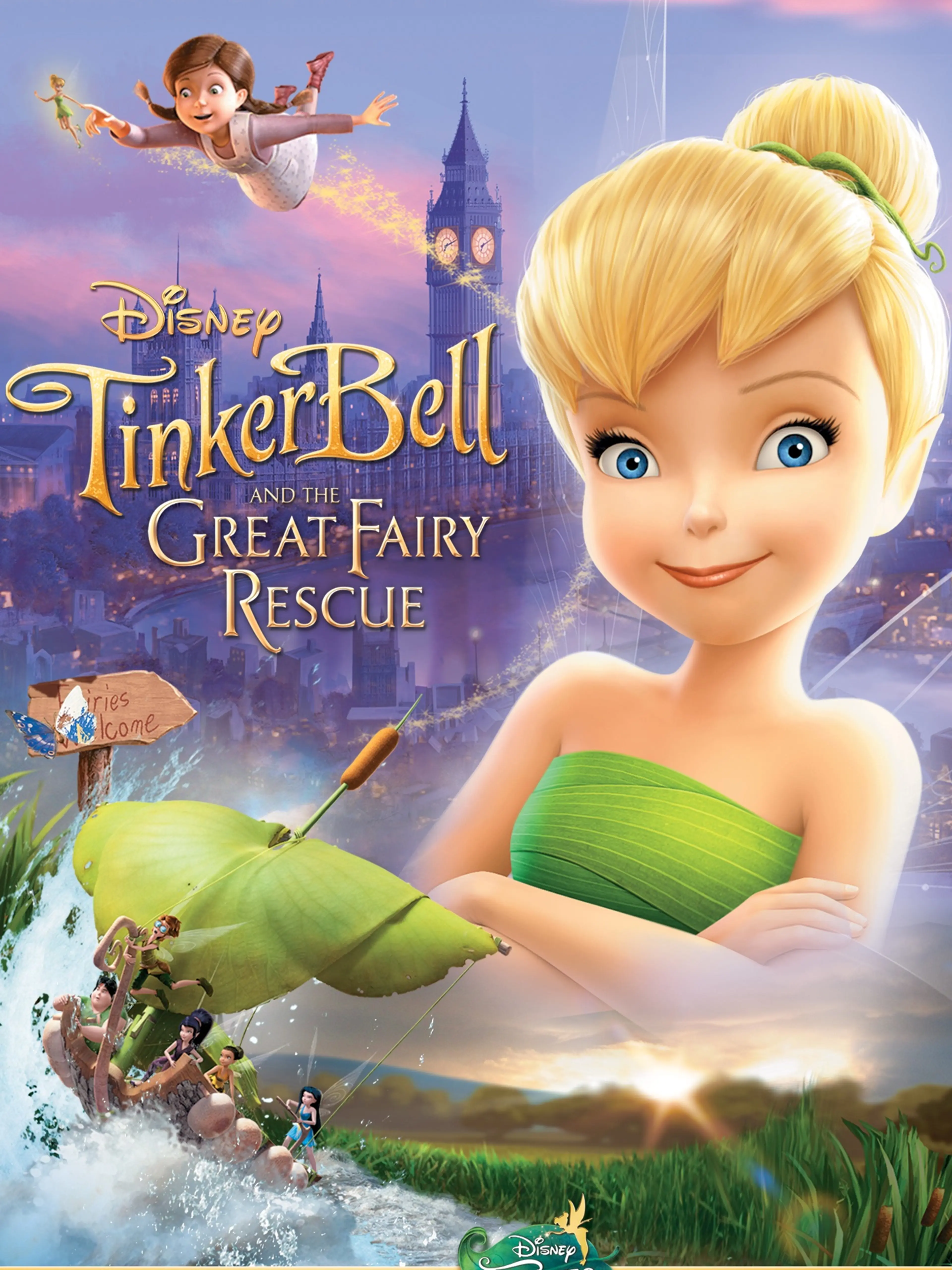Official artwork for Tinker Bell and the Great Fairy Rescue.