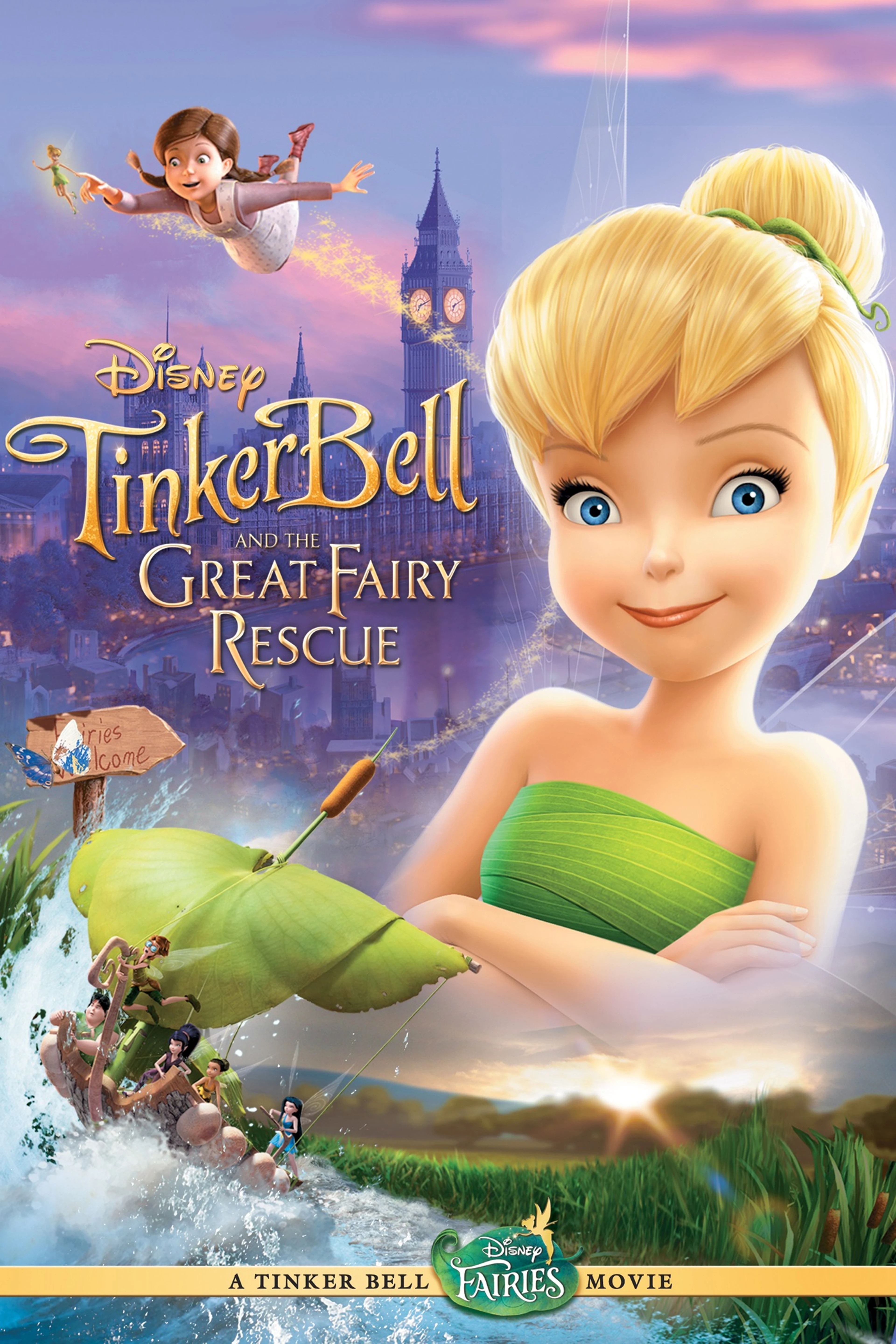 Official artwork for Tinker Bell and the Great Fairy Rescue.