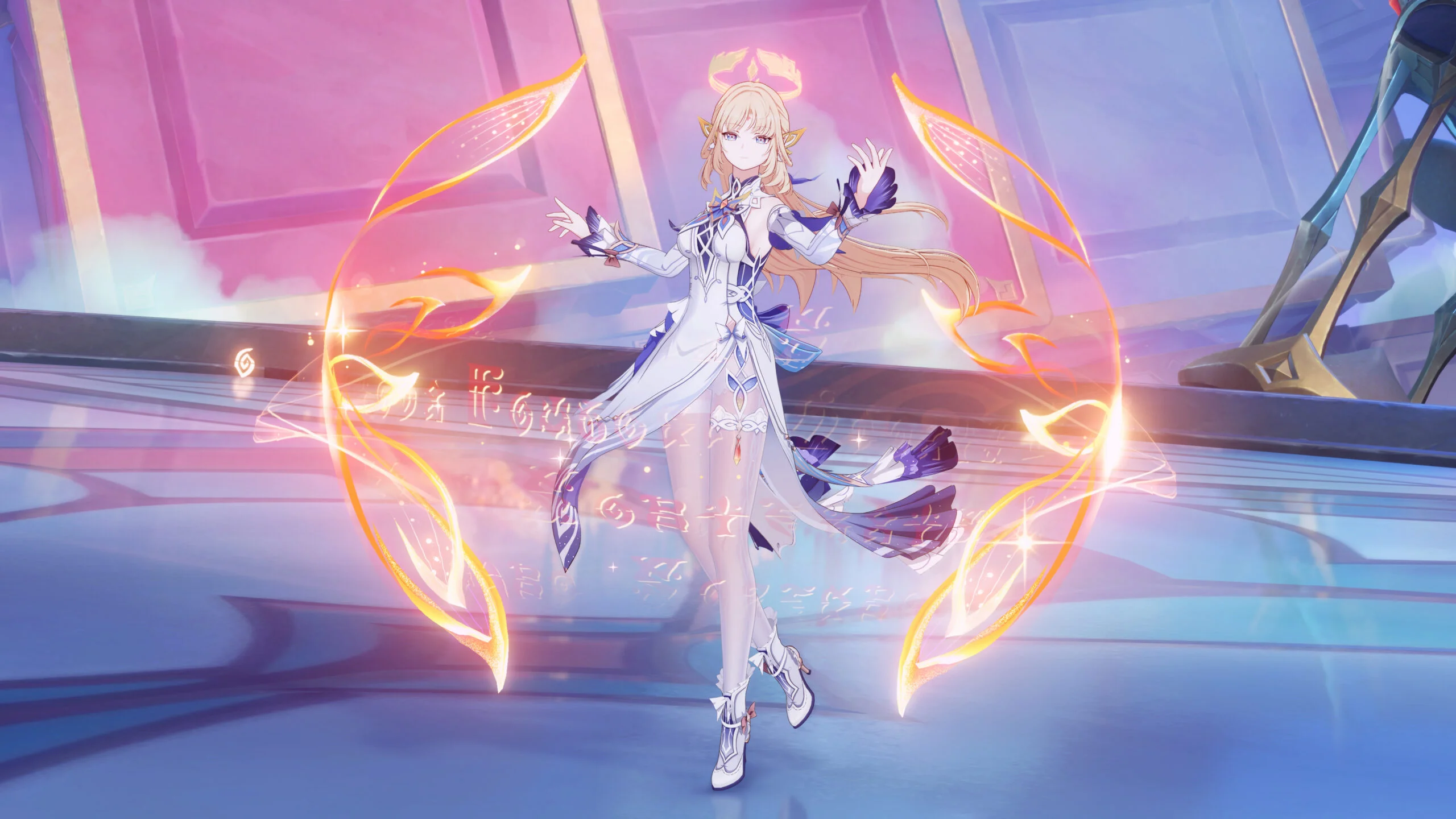 Nicole Reeyn using her Elemental Skill in Genshin Impact