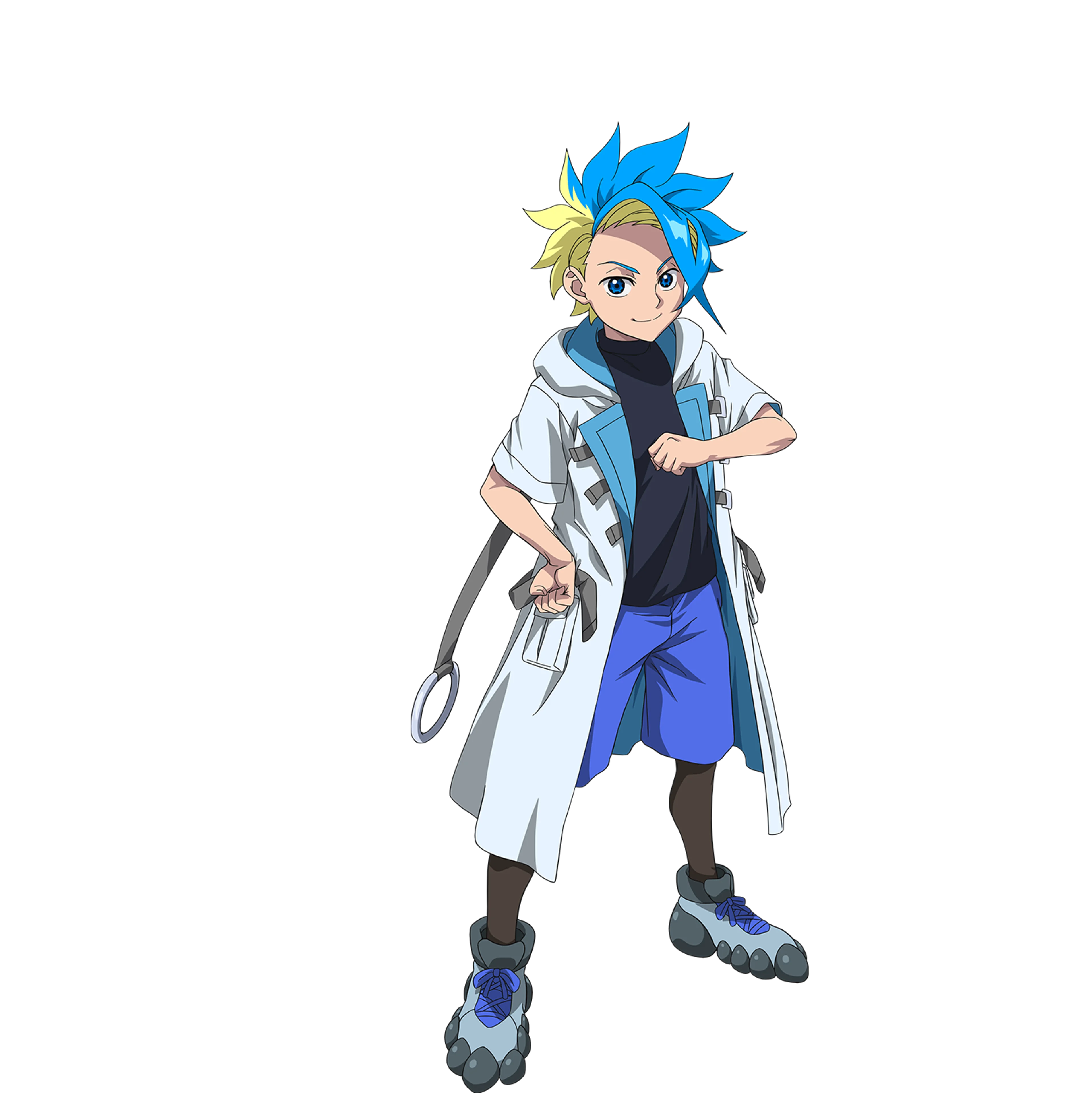 Official high-resolution character art of Jaxon Cross from Beyblade X.