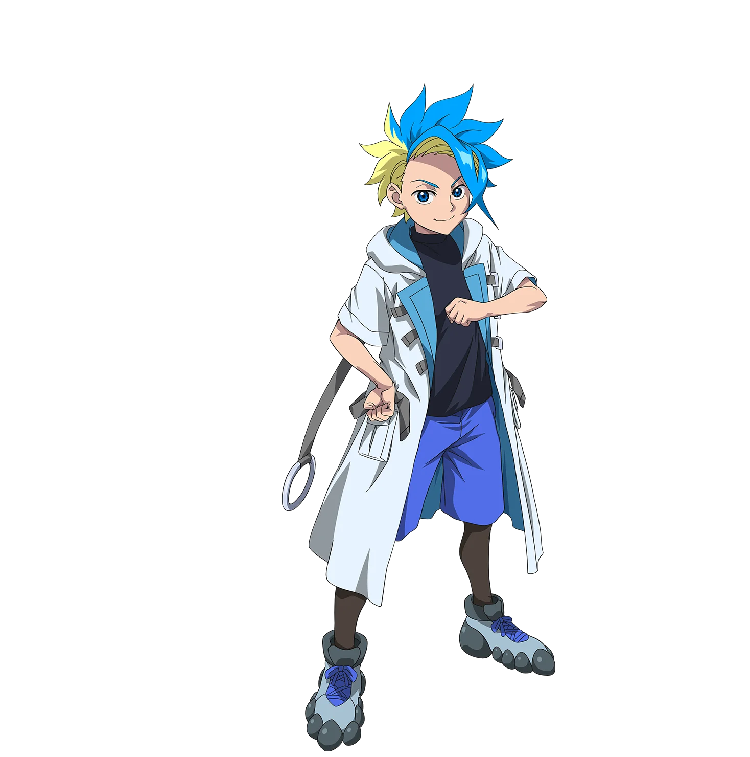 Official high-resolution character art of Jaxon Cross from Beyblade X.