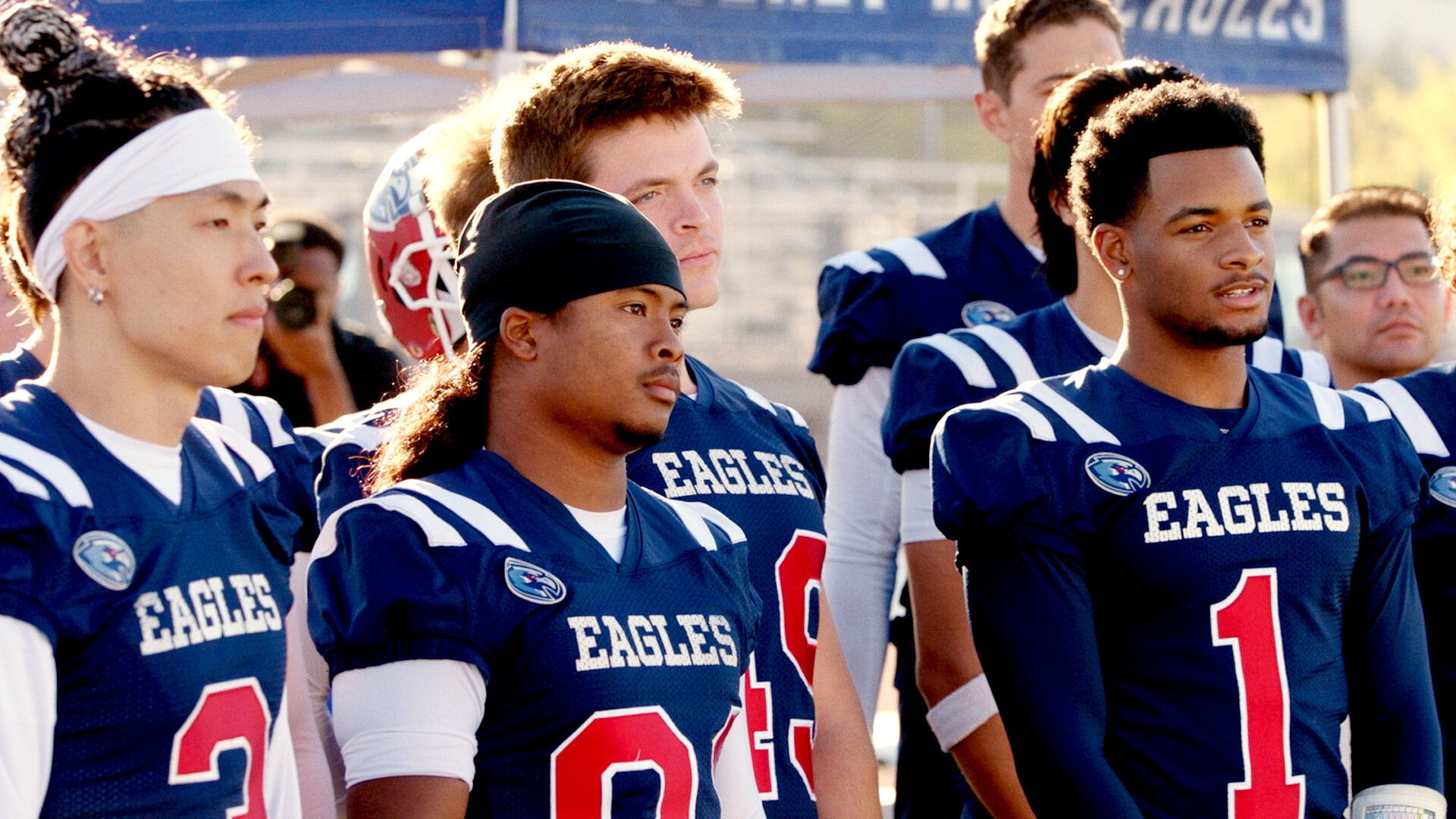Football players in All American Season 8.