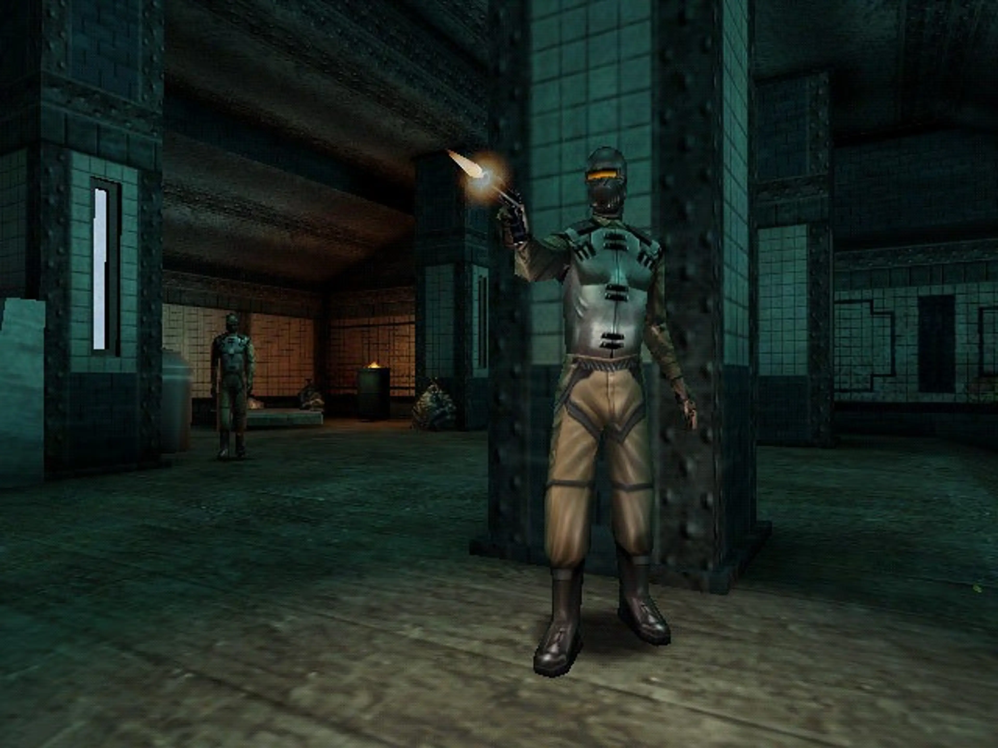 Security forces in Deus Ex: Game of the Year Edition.