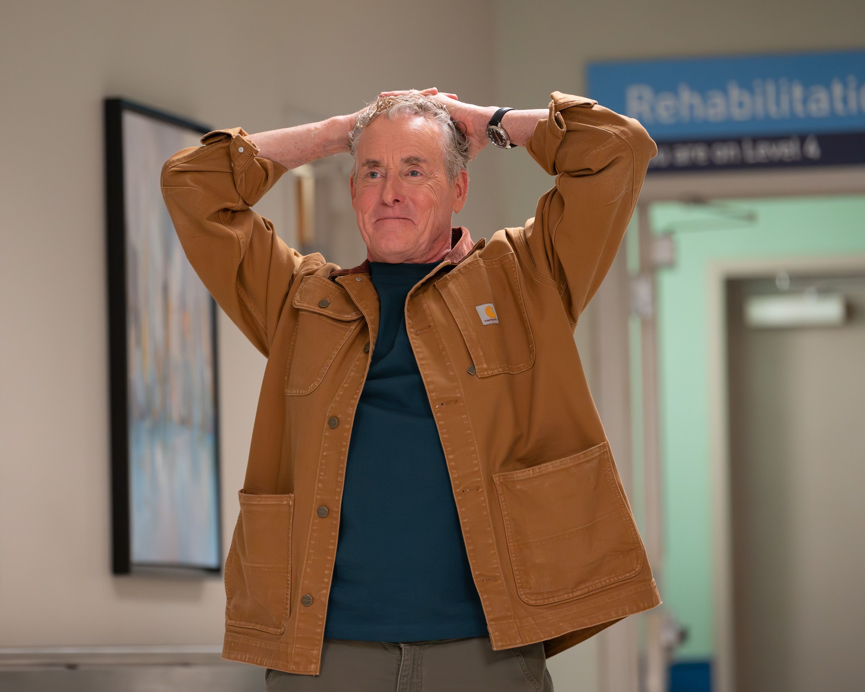 John C. McGinley as Dr. Perry Cox in an official Season 2 photo.