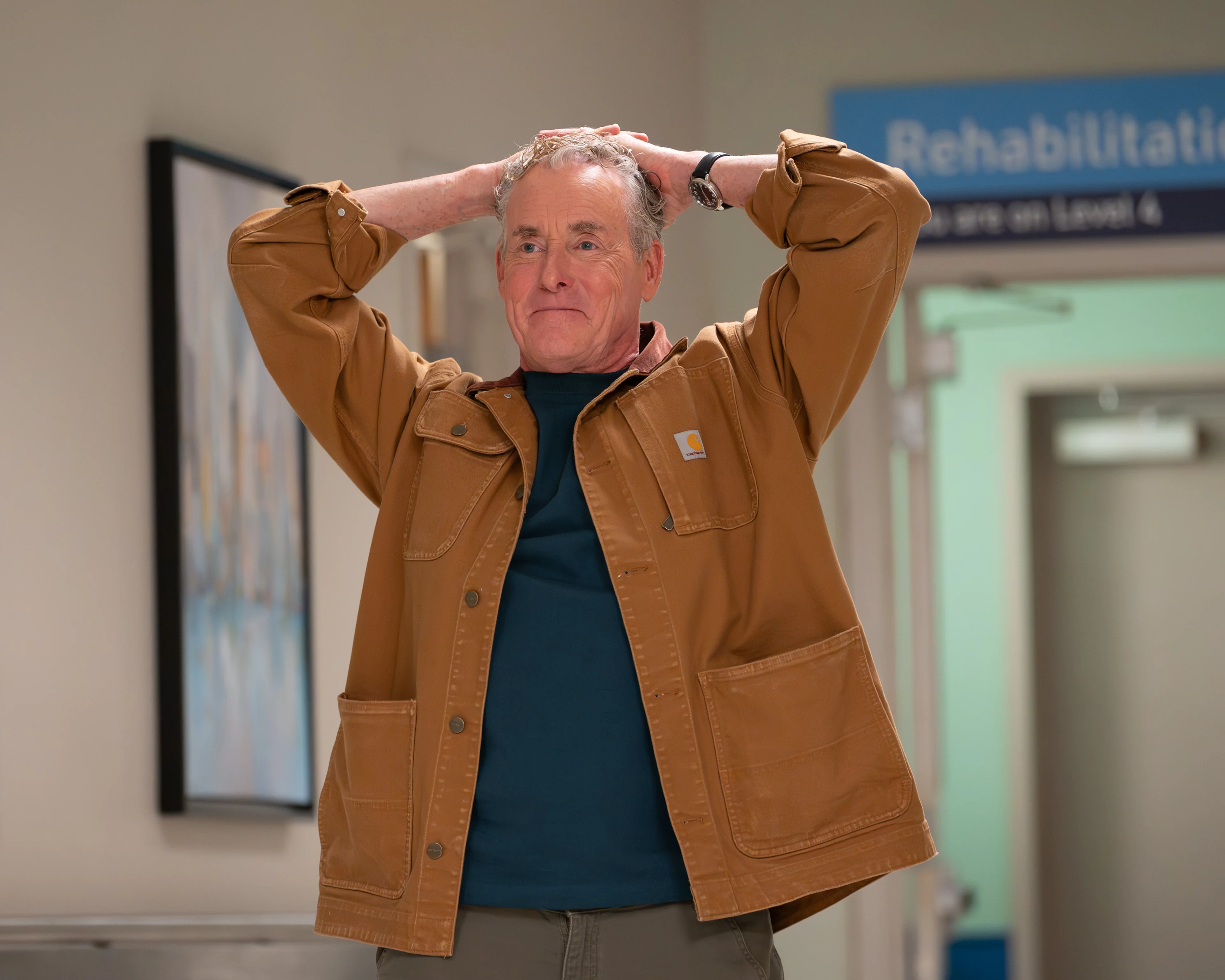 John C. McGinley as Dr. Cox in the new Scrubs Season 2 official photo.