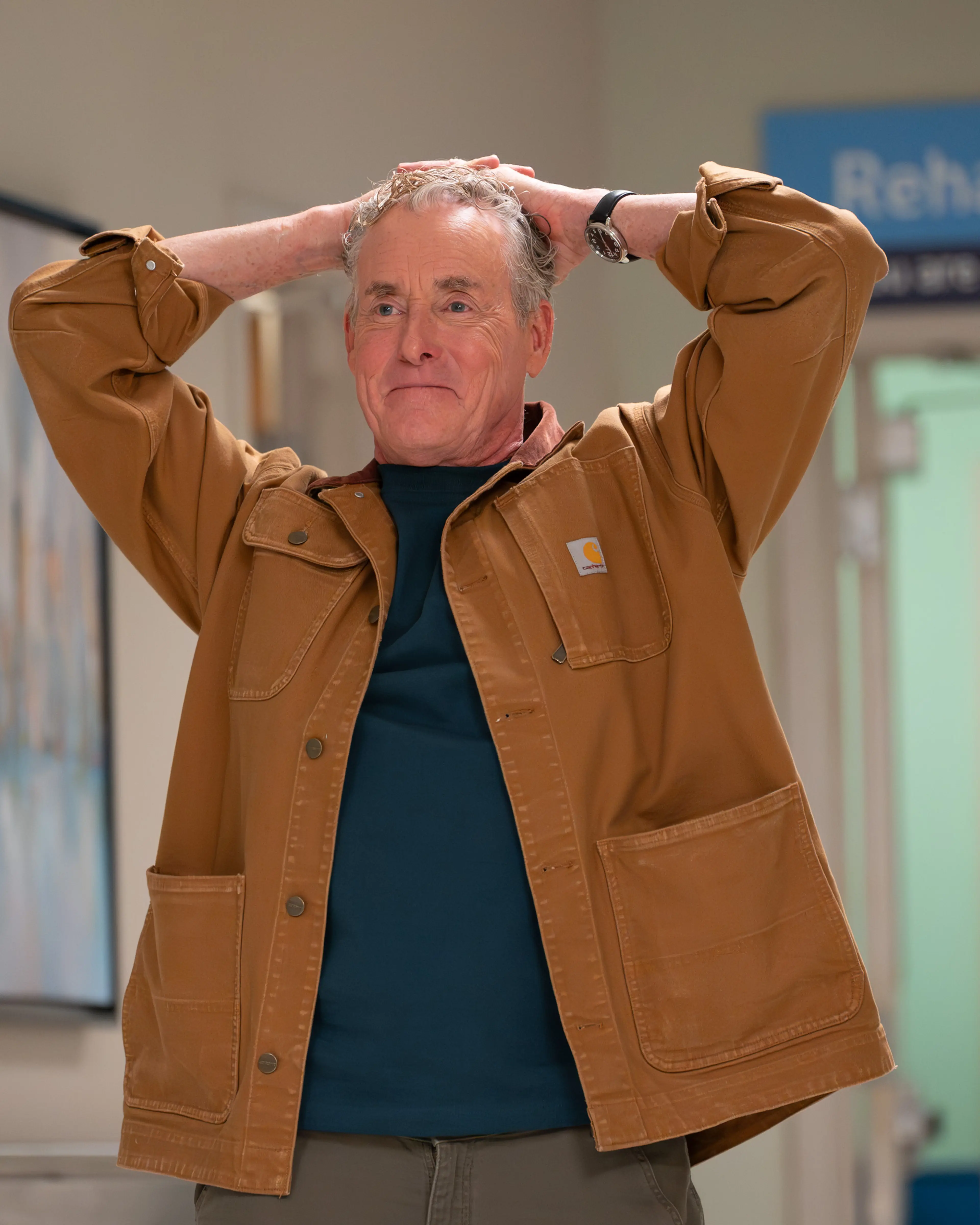 John C. McGinley as Dr. Perry Cox in an official Season 2 photo.