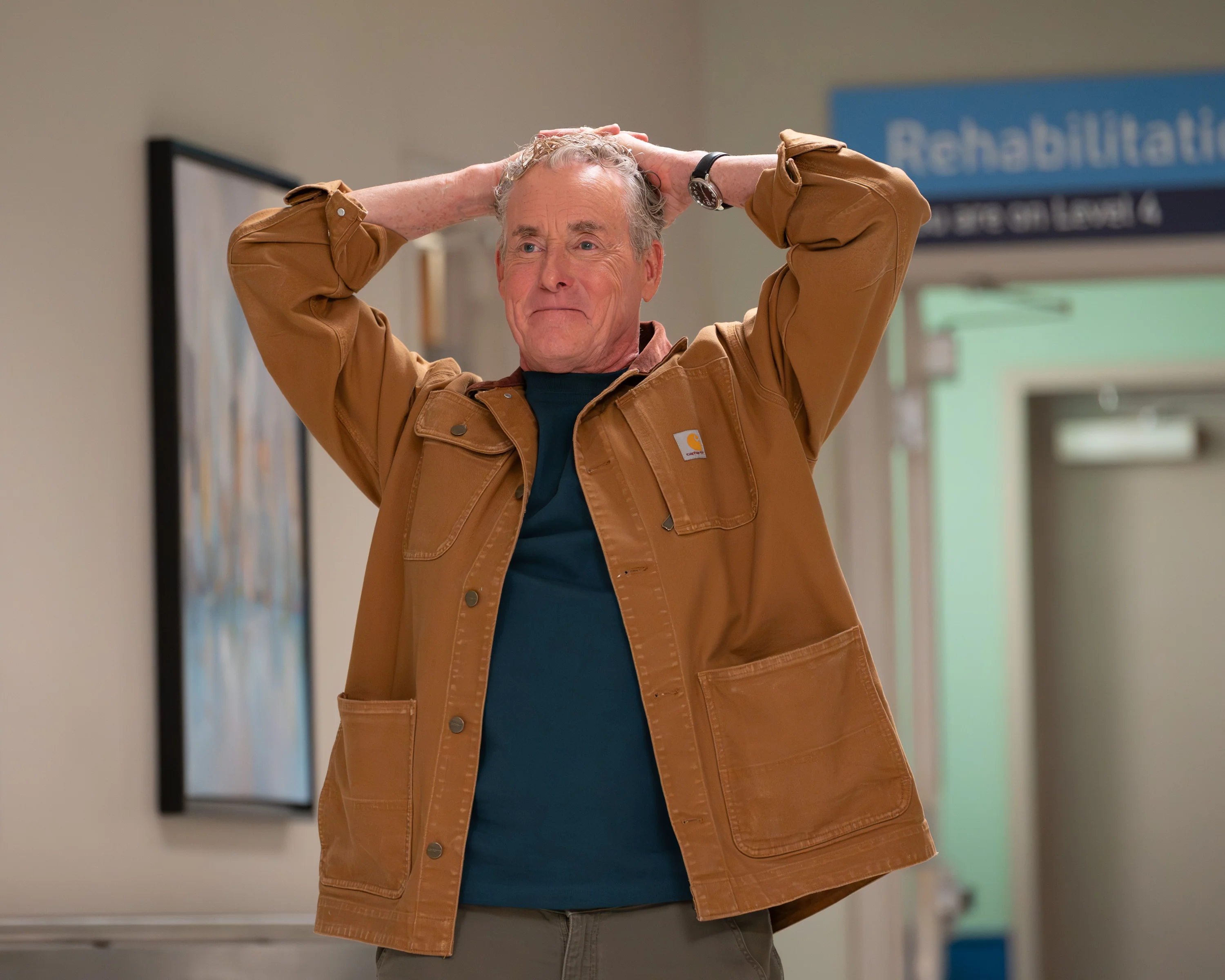 John C. McGinley as Dr. Cox in the new Scrubs Season 2 official photo.