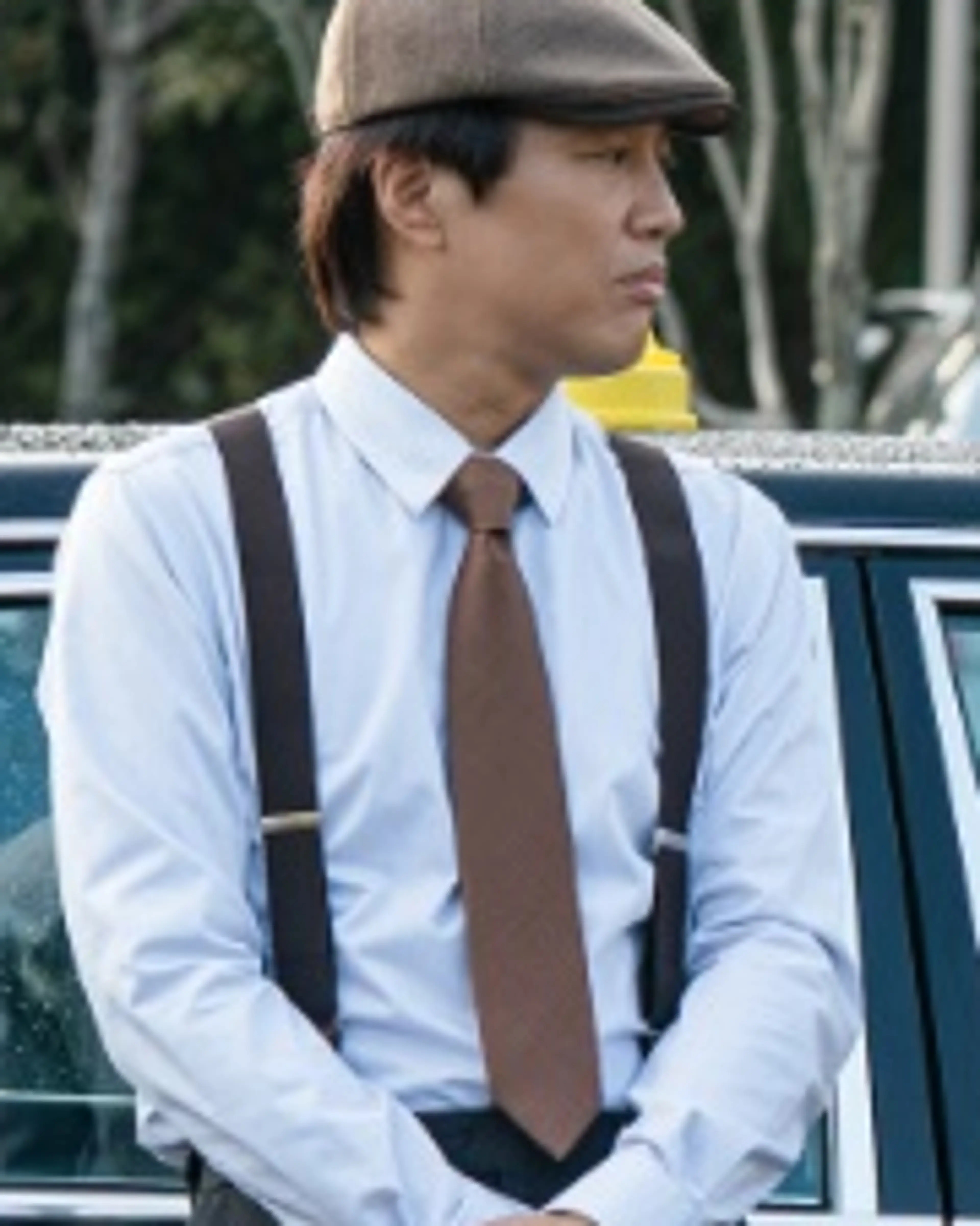 Cha Tae-hyun as the taxi driver in Your Personal Taxi.