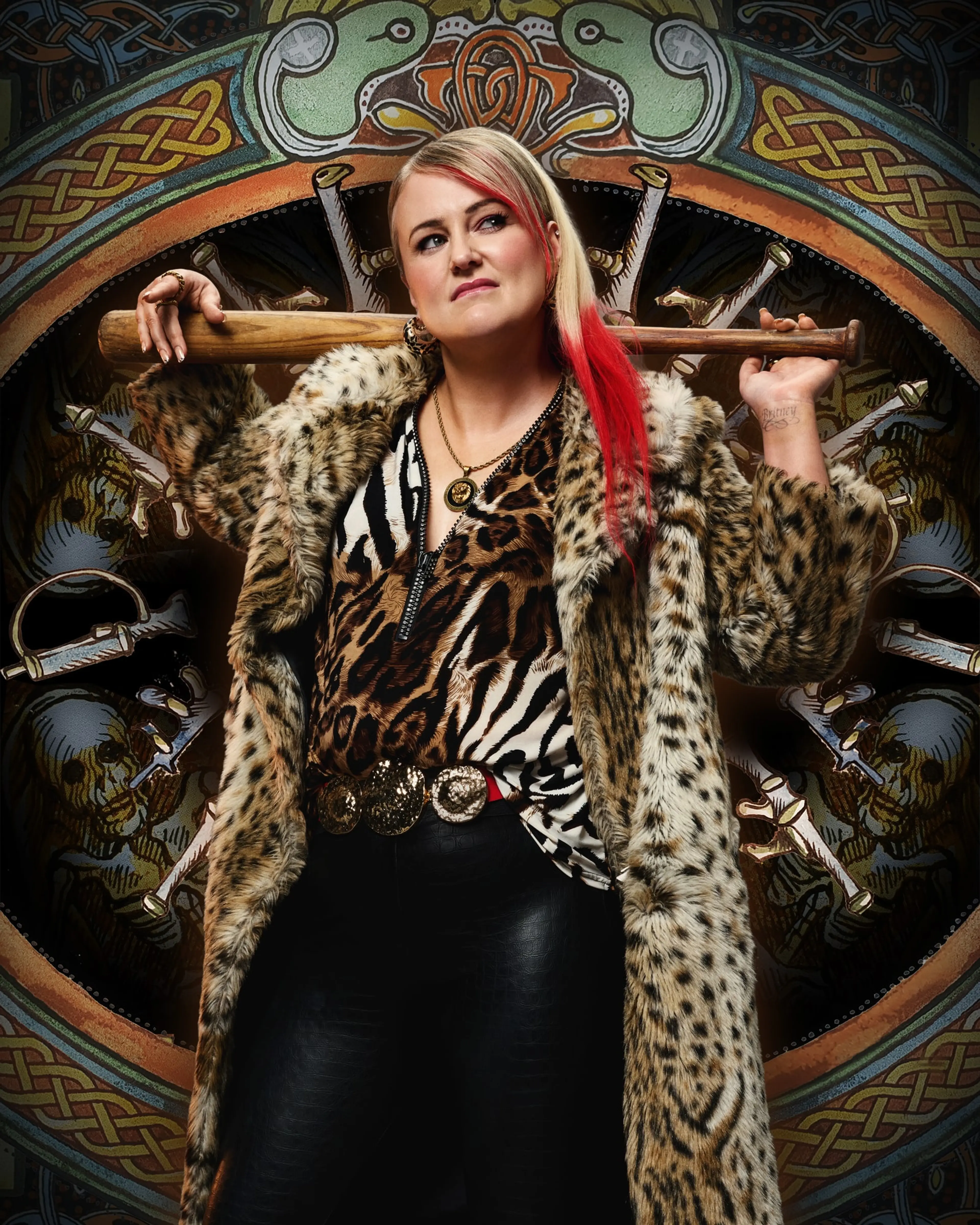 Philippa Dunne as Ma Baker in official Tall Tales & Murder character art.