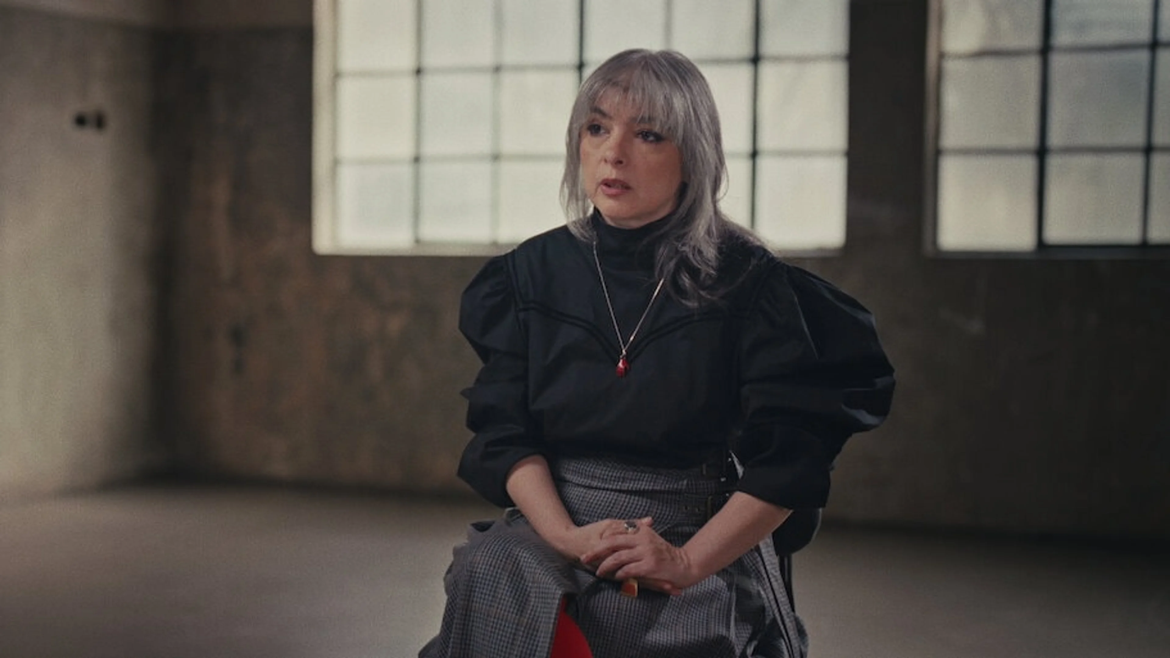 Mercedes Morán speaks in an official behind-the-scenes preview for My Sad Dead.