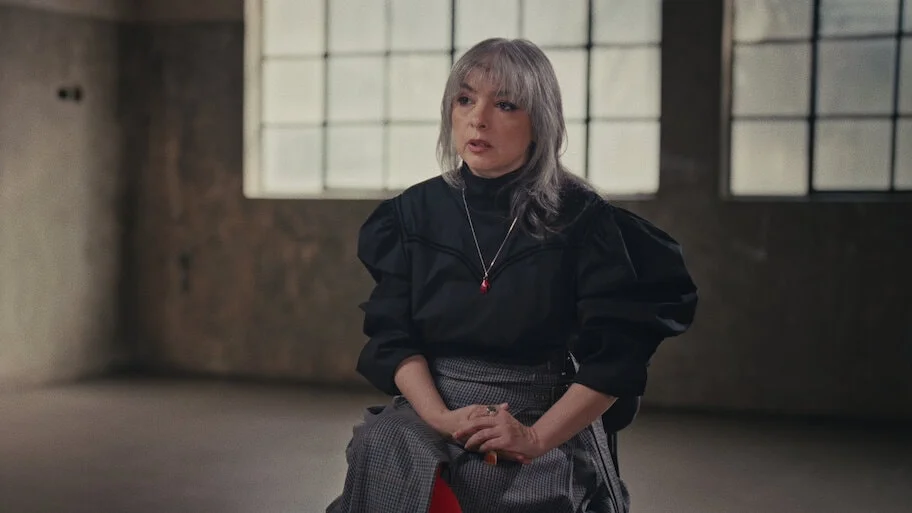 Mercedes Morán speaks in an official behind-the-scenes preview for My Sad Dead.