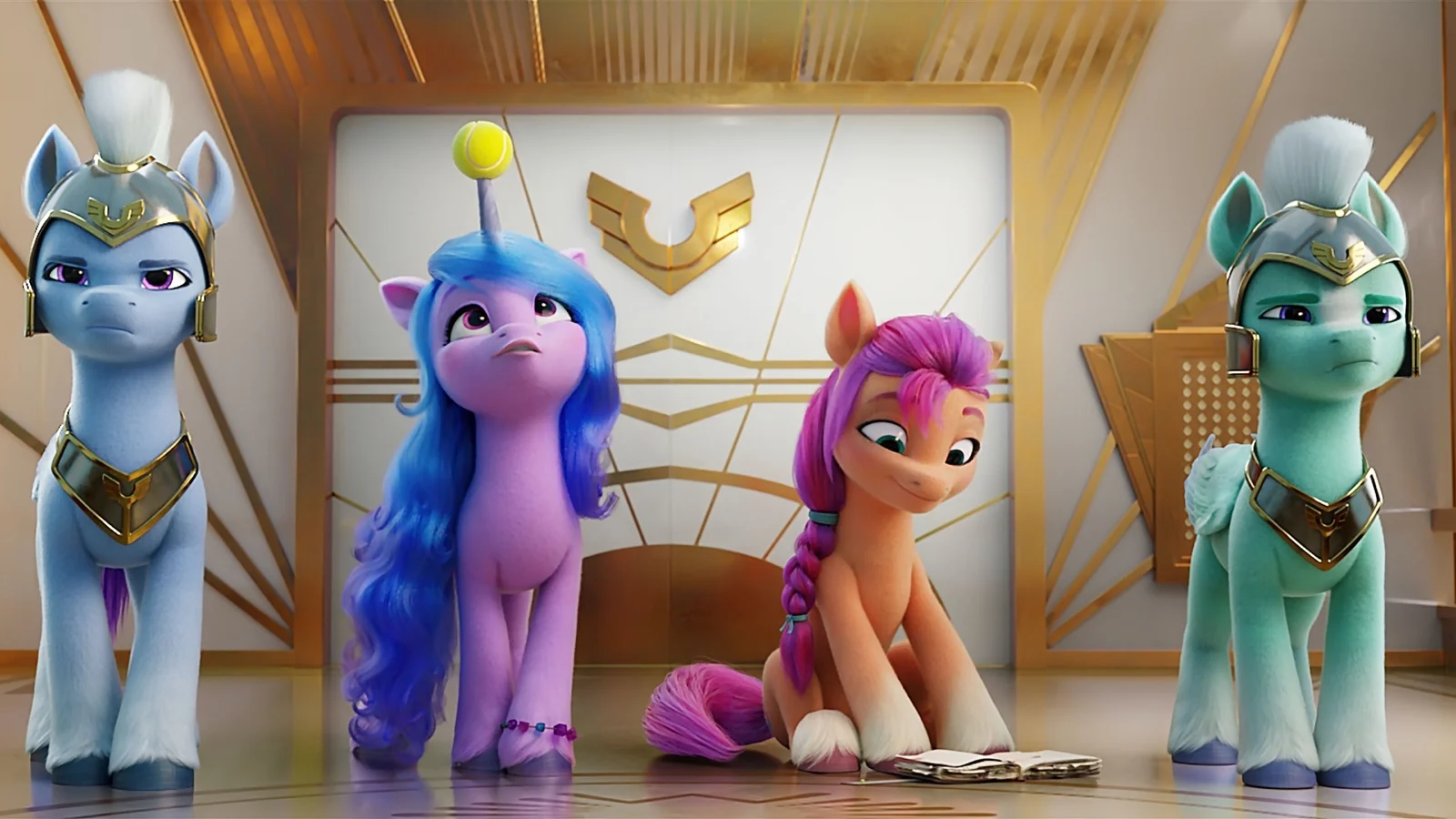 Sunny, Izzy, Pipp, and Zipp in the CG-animated A New Generation.