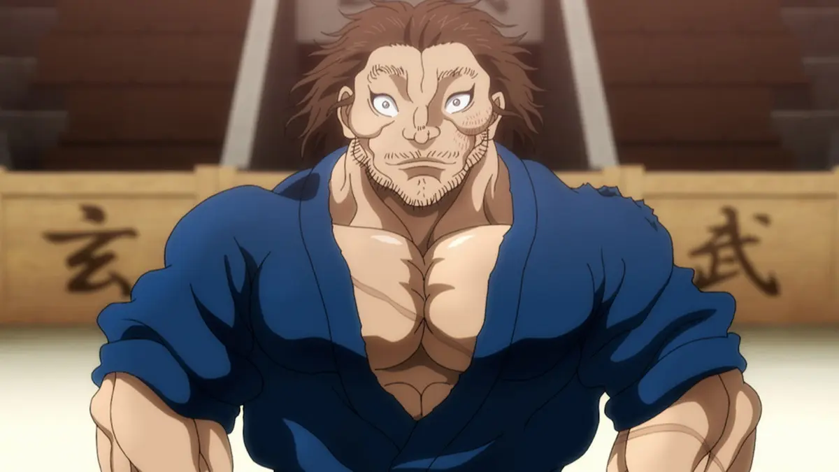Official Netflix BAKI-DOU: The Invincible Samurai promotional still showing Musashi Miyamoto.