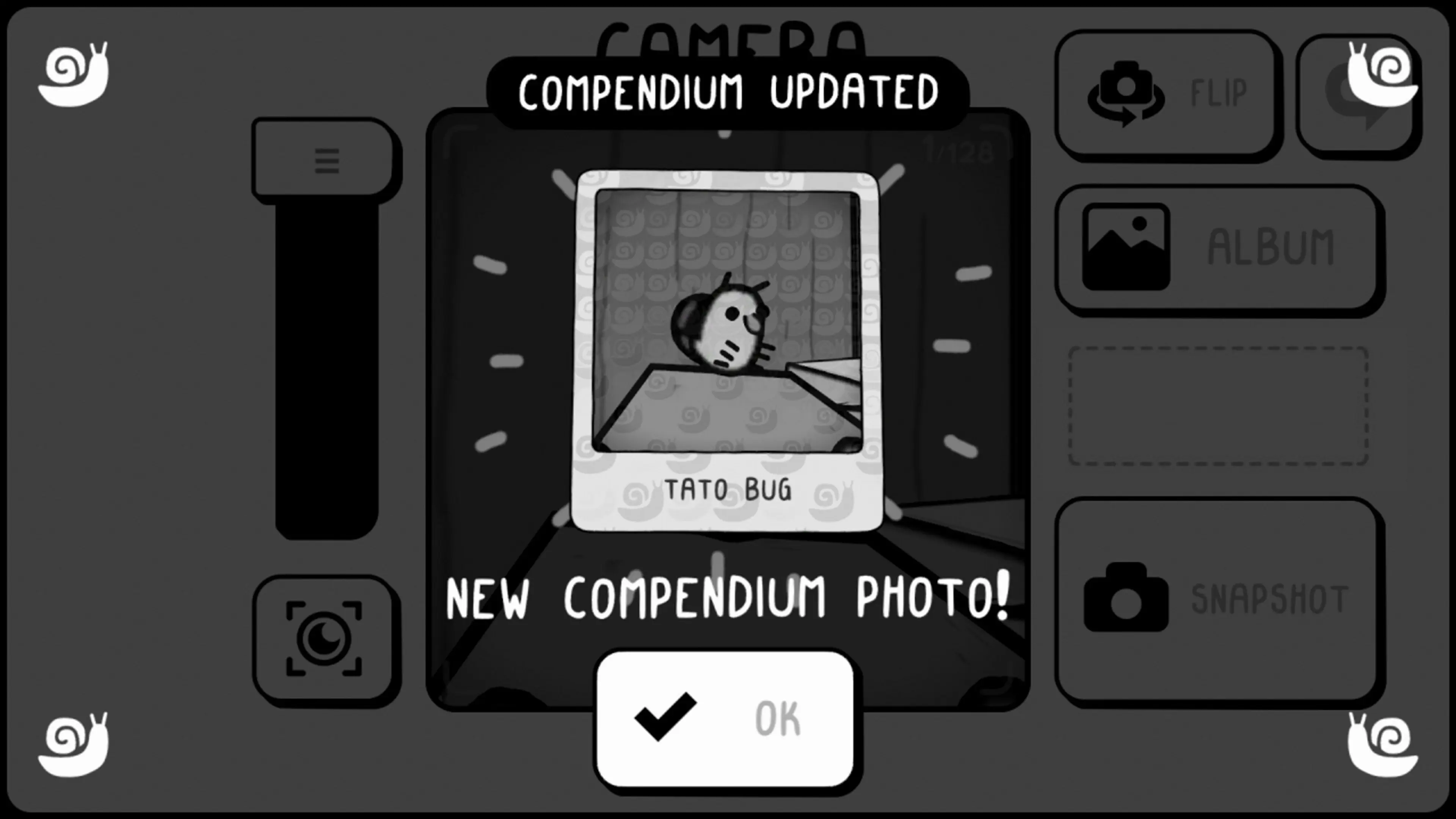 A newly recorded creature photograph in TOEM’s camera compendium.