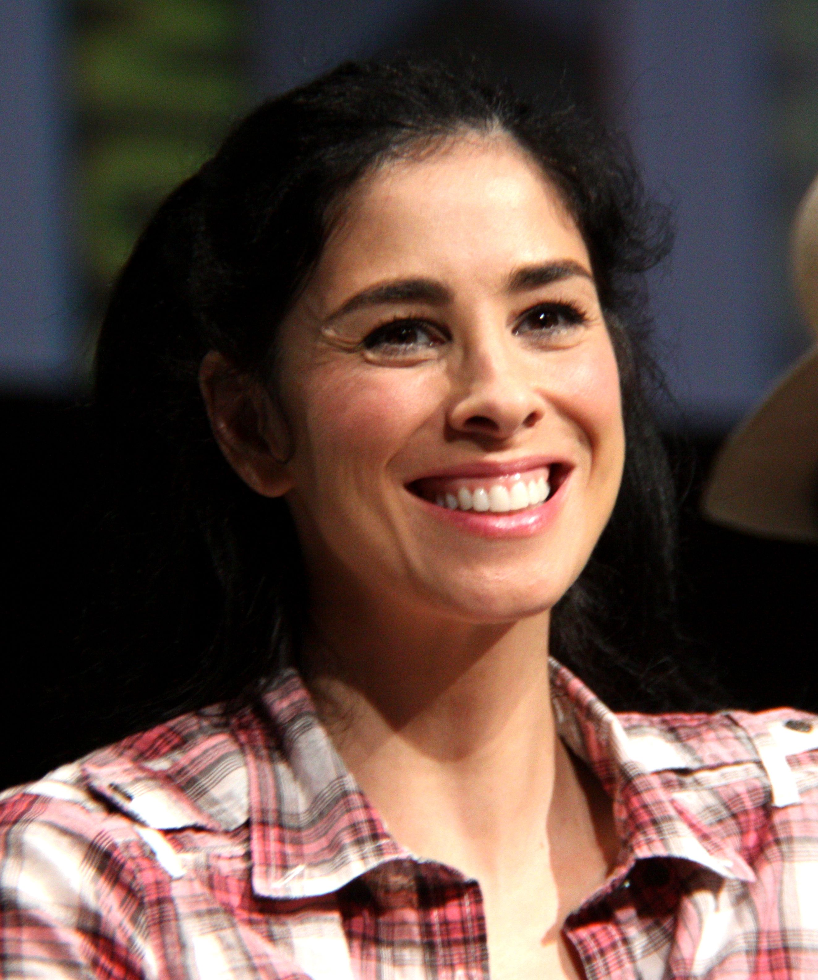 Sarah Silverman smiles at San Diego Comic-Con in 2012.