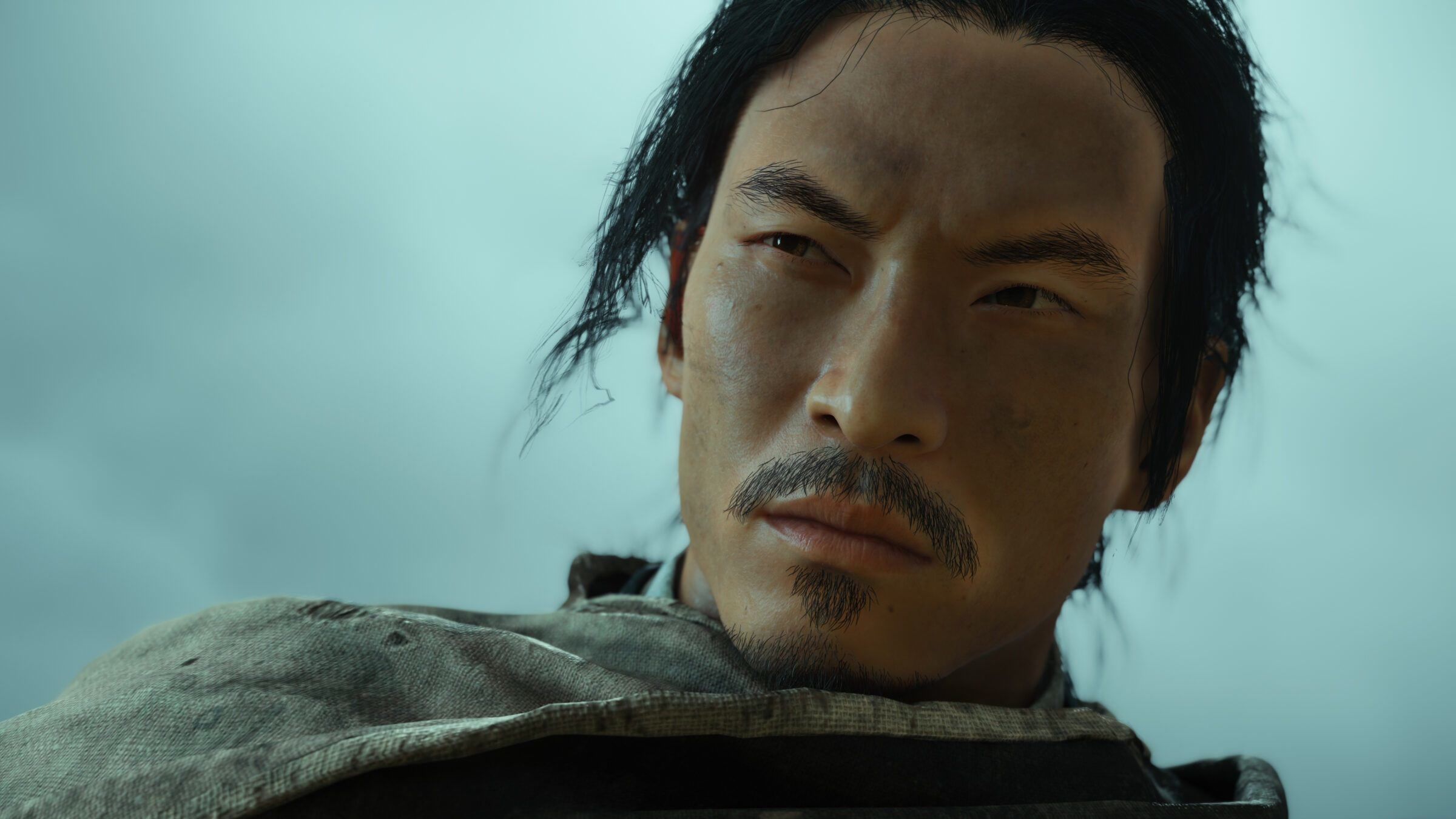 Nagato raises a yari in Ghost of Yōtei Most Wanted.