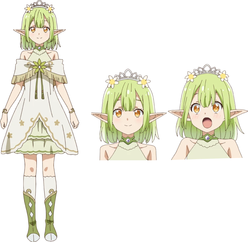 Official transparent character artwork of Erna.