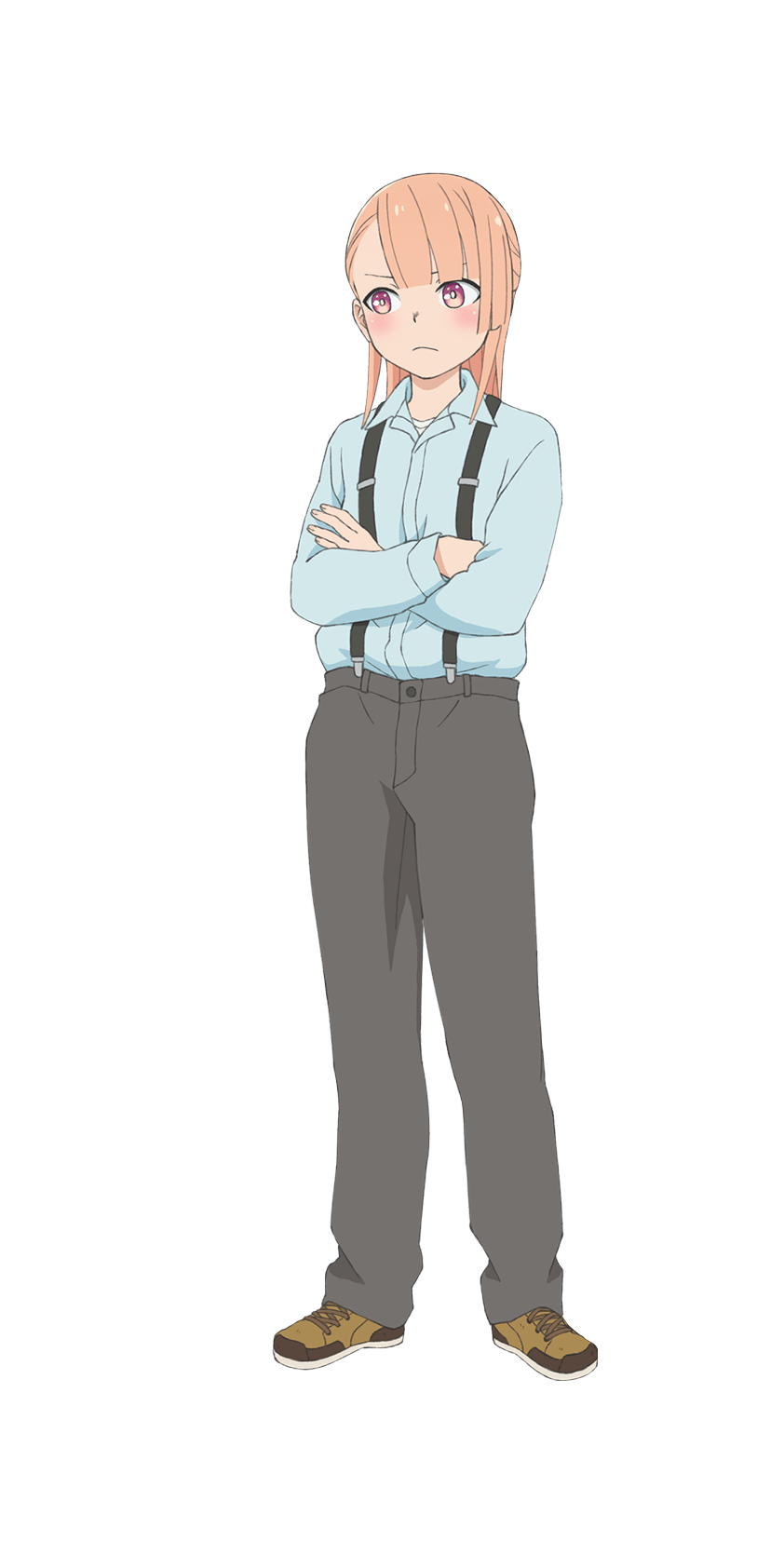 Yu in I’m Looking for a Zombie’s official character illustration.