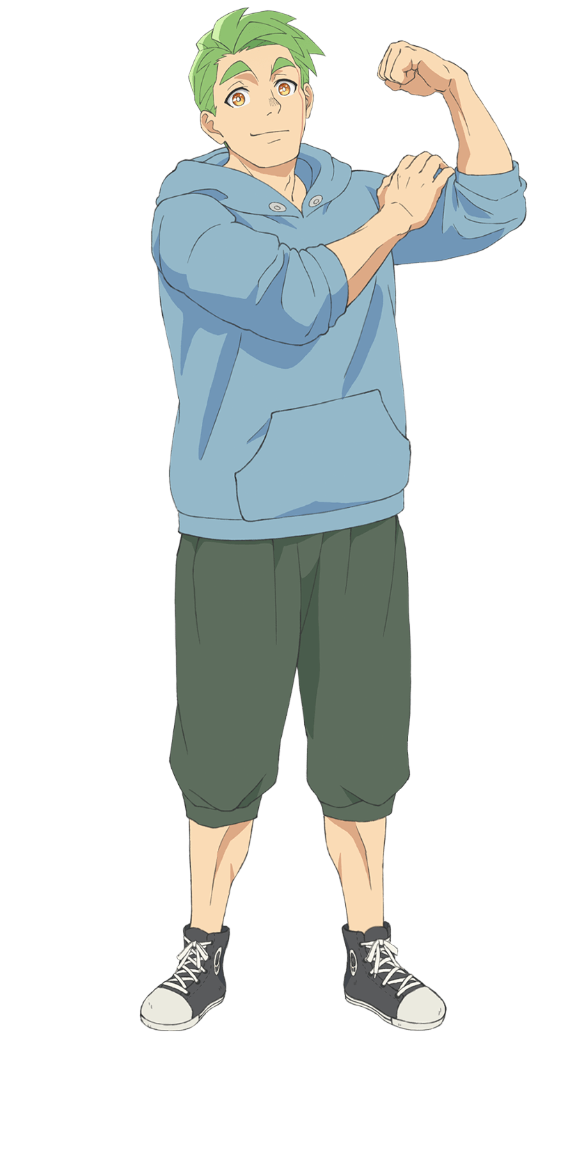 Haru in I’m Looking for a Zombie’s official character illustration.