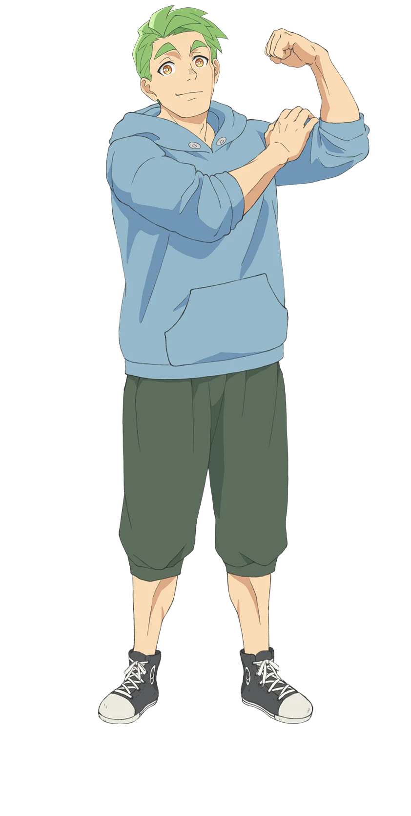 Haru in I’m Looking for a Zombie’s official character illustration.