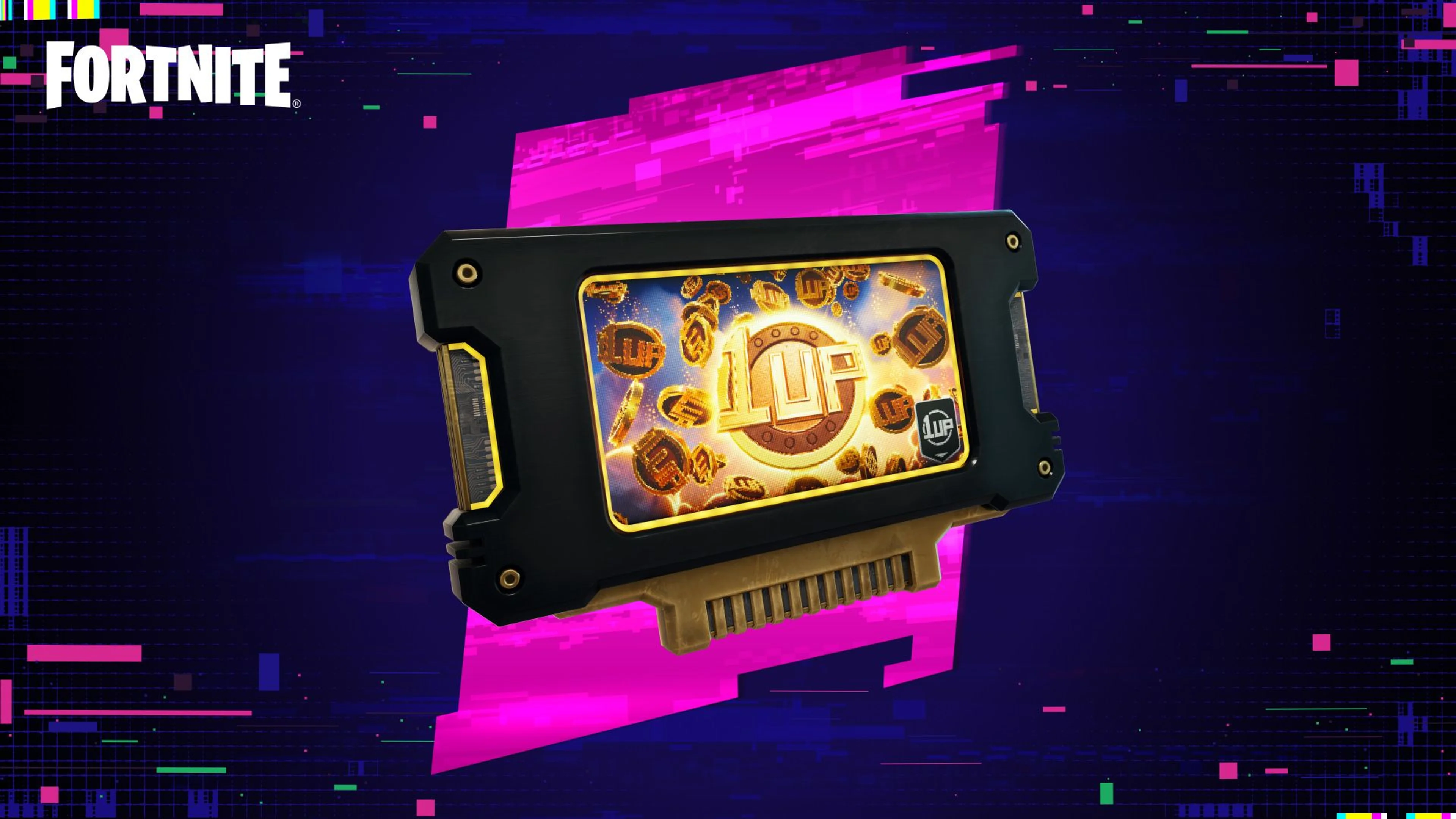 An Override device from Fortnite Chapter 7 Season 4: Override, shown in Epic Games promotional art.