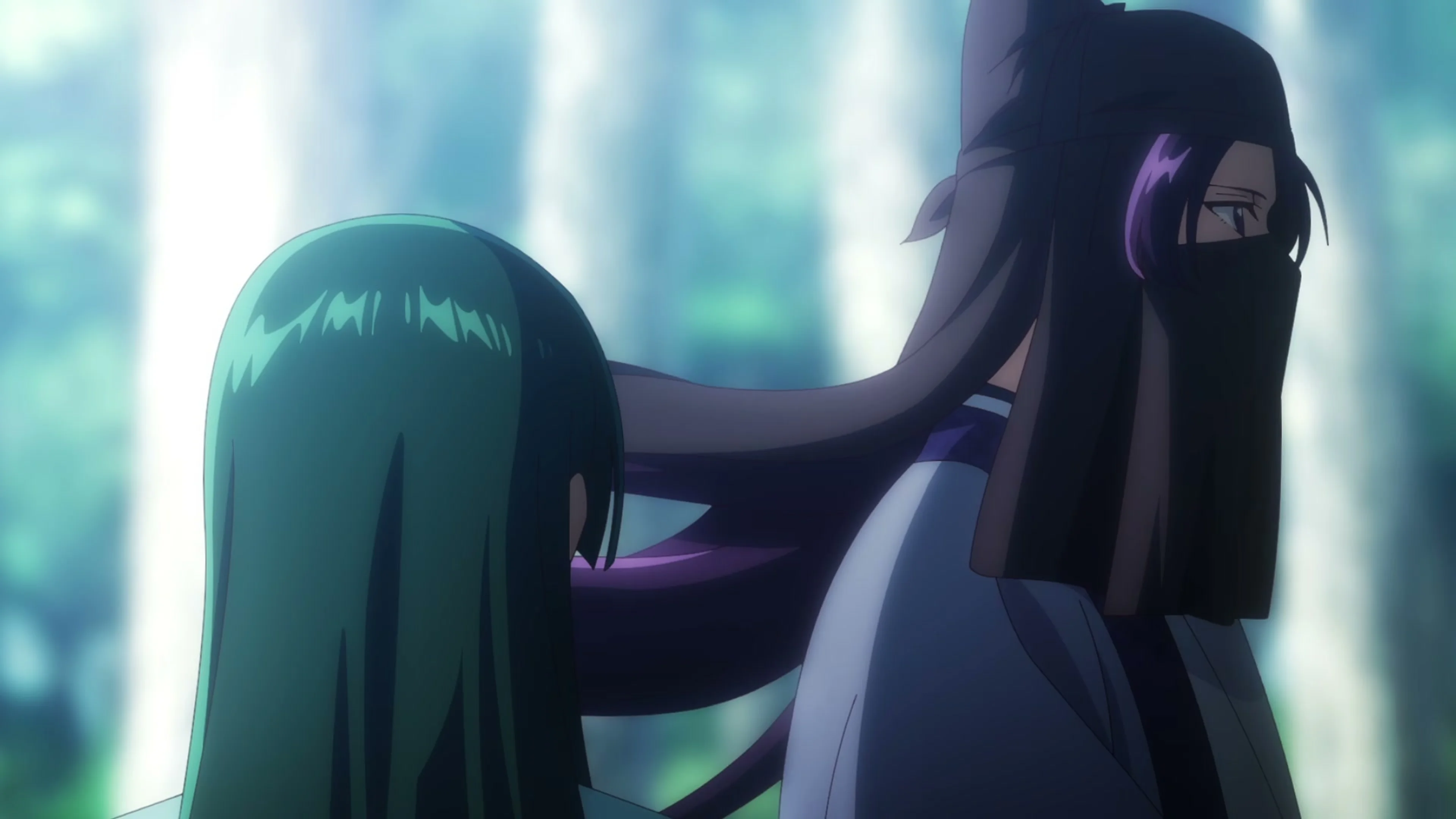 Maomao stands behind Jinshi as they travel in the Season 3 trailer.
