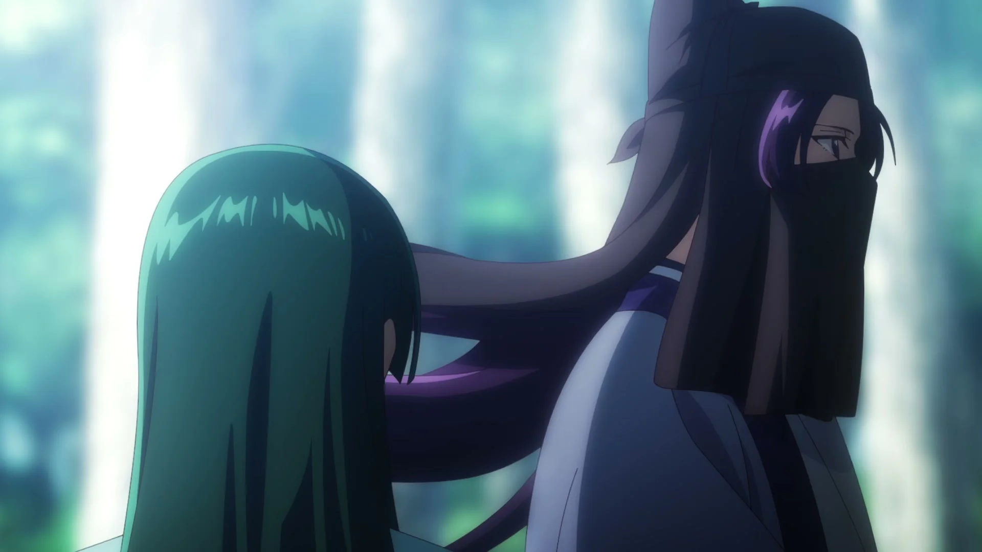Maomao stands behind Jinshi as they travel in the Season 3 trailer.
