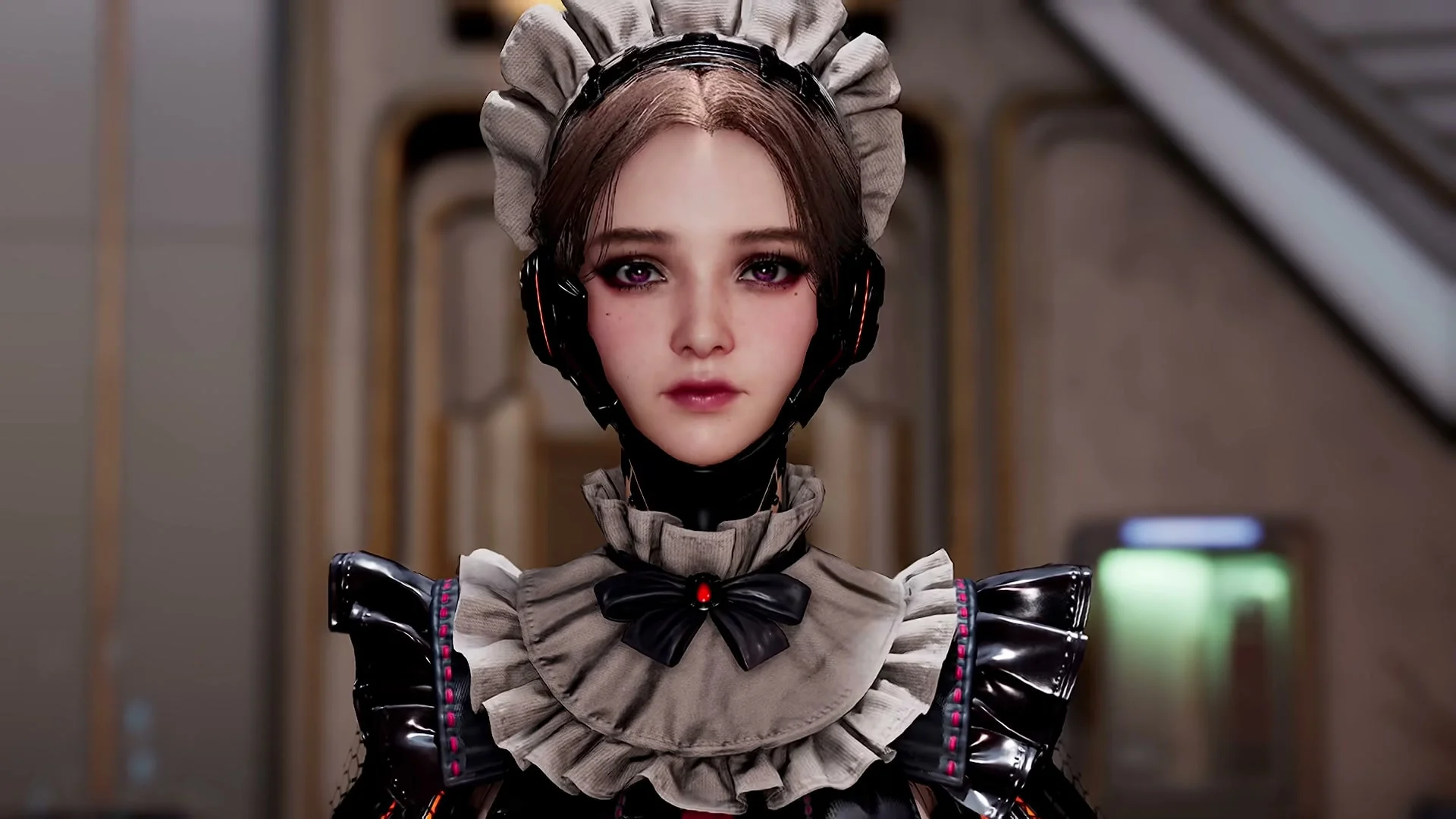 EVE wears the black-and-white Nun outfit in Stellar Blade.
