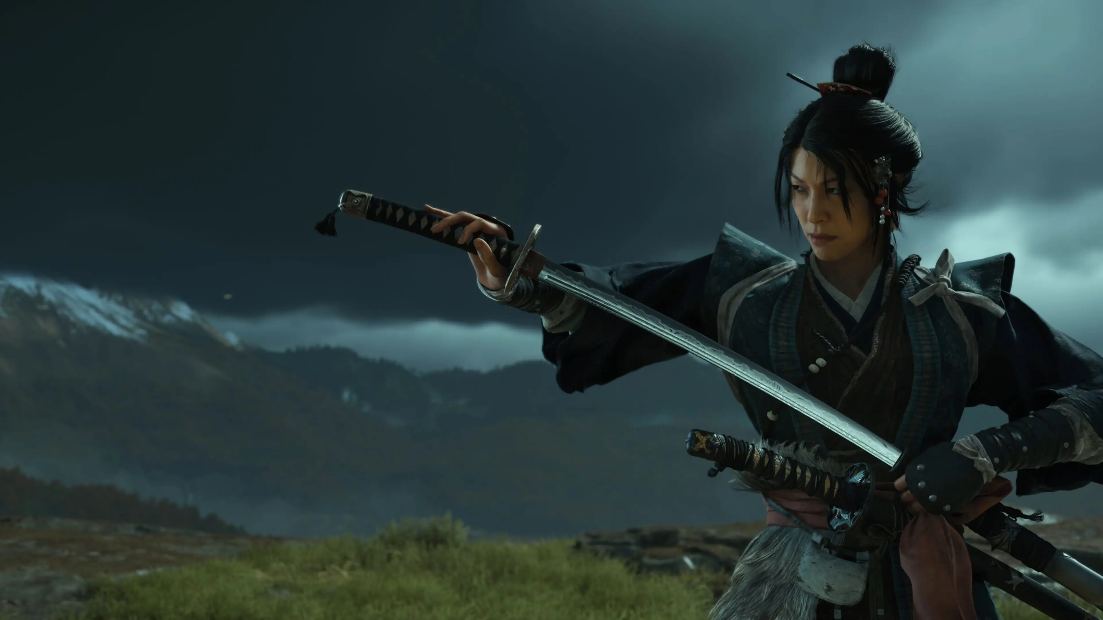 Oyuki wields a kusarigama in Ghost of Yōtei Most Wanted.