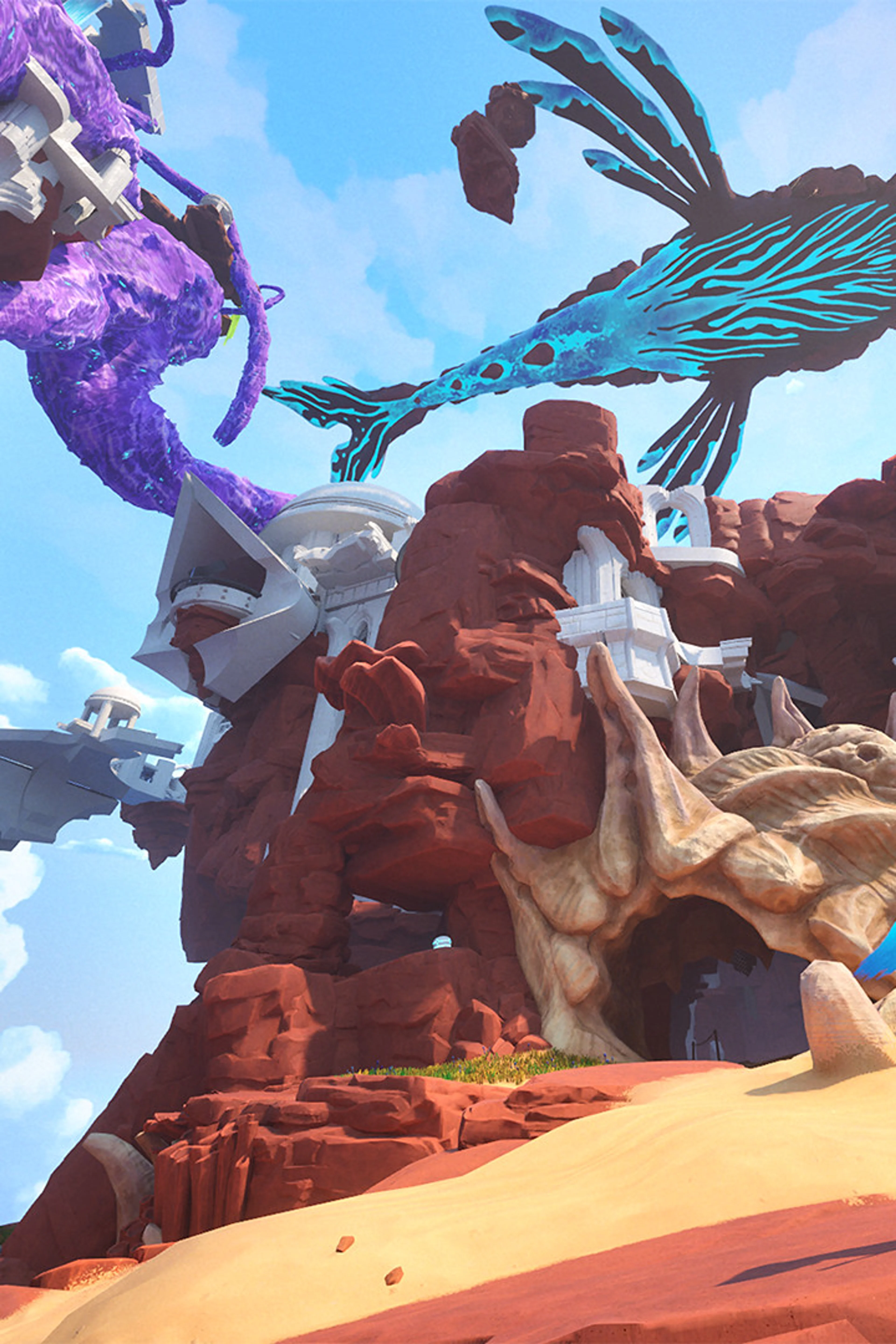 One explores the colorful fractured world of Fading Echo.