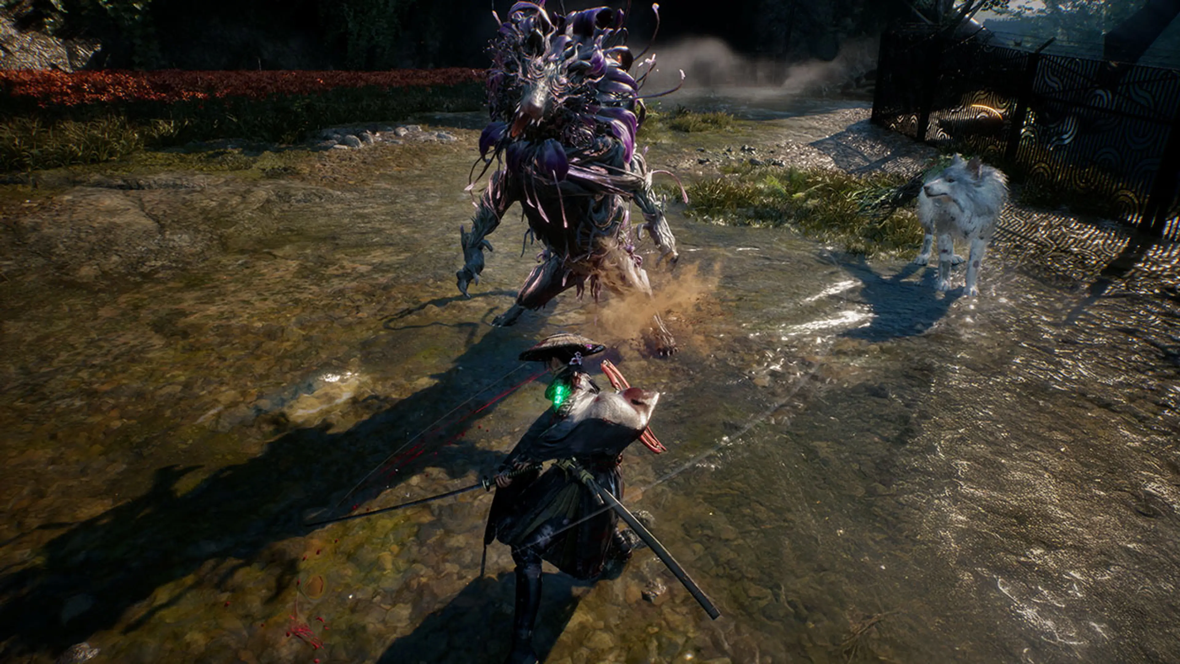 Emma fights beside Koo during combat in Beast of Reincarnation.