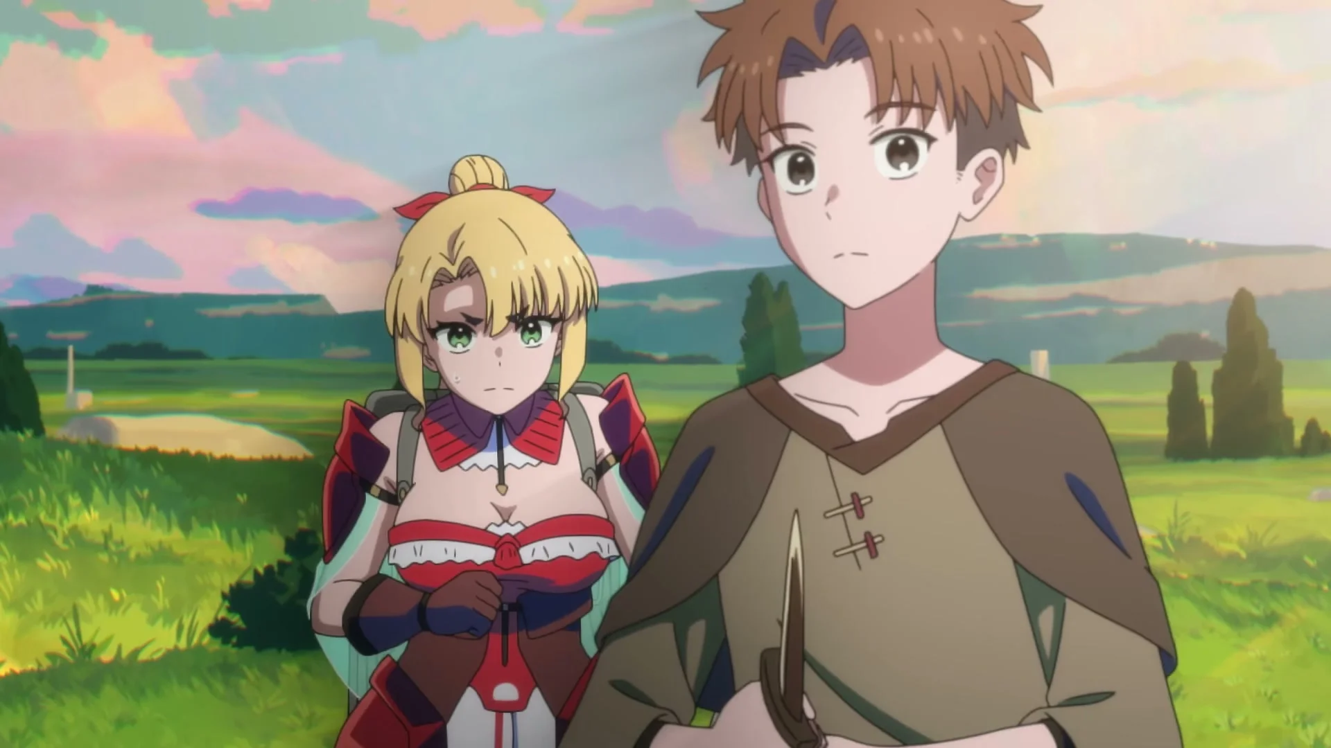 Lily walks behind Rein in a countryside scene from the official main trailer.