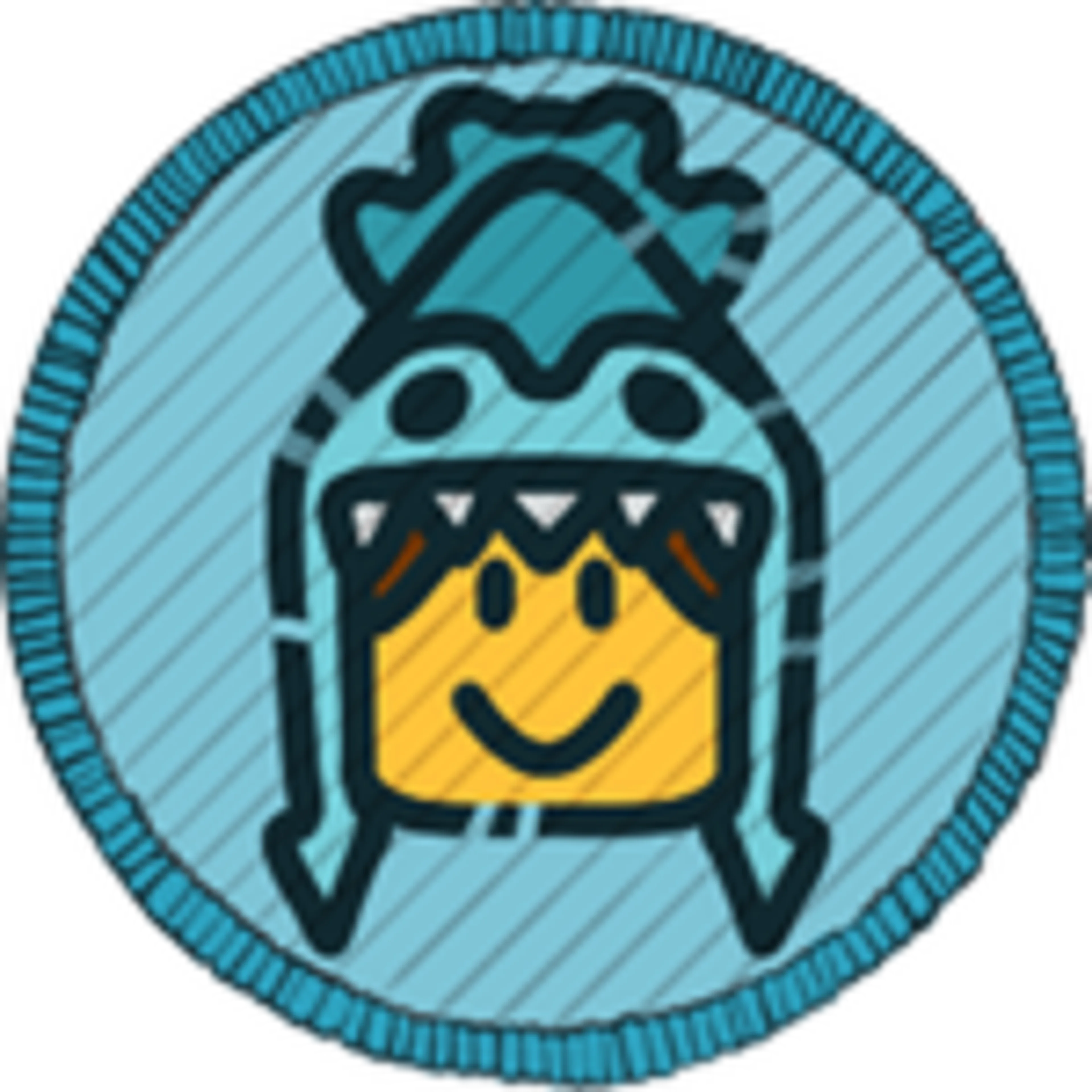 Official Kraken Daycare badge with Kraken Kid