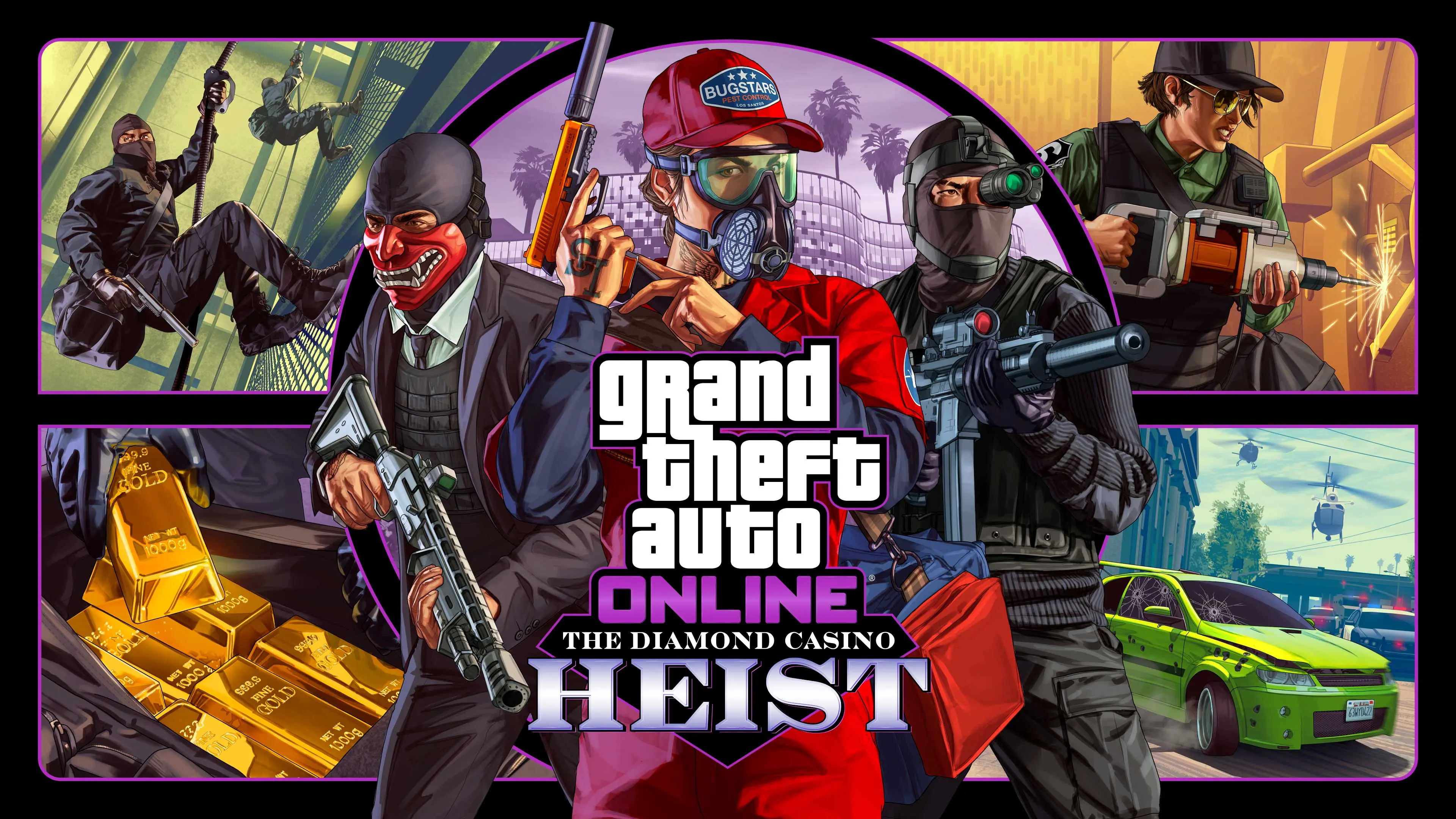 GTA Online players preparing to rob The Diamond Casino and Resort.