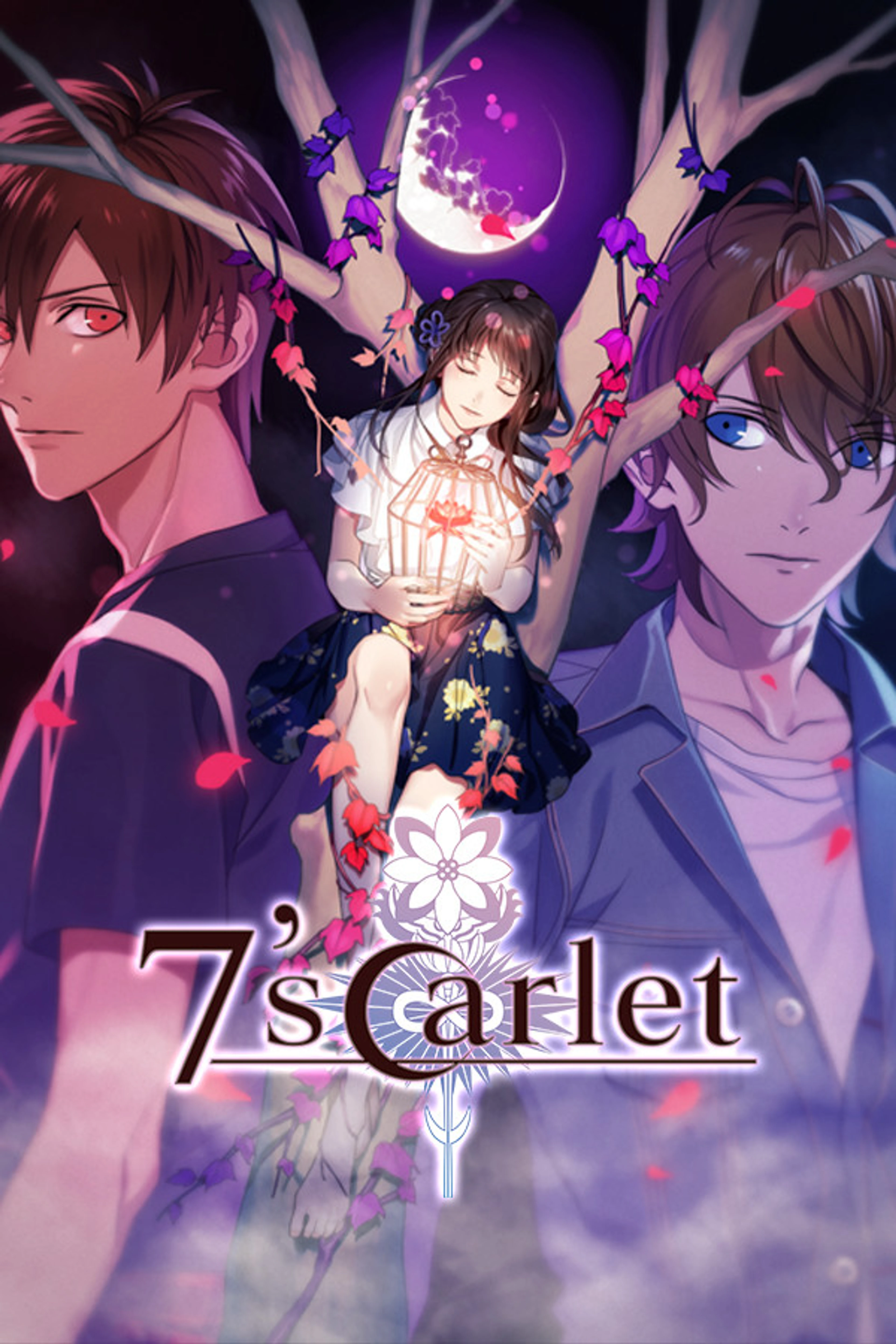 Official 7'scarlet cover with its characters and title.