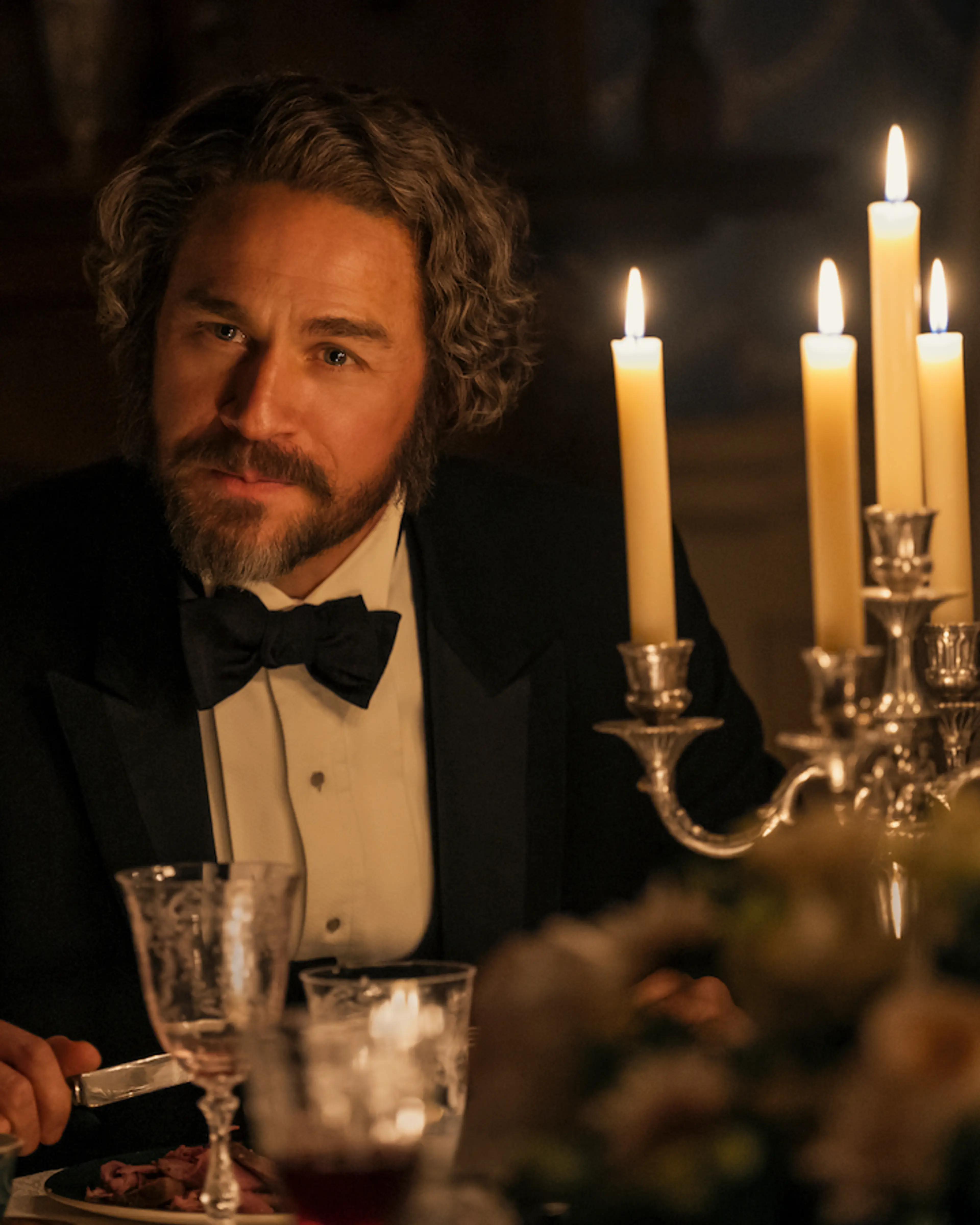 Charlie Hunnam as Andrew Borden in Monster: The Lizzie Borden Story.