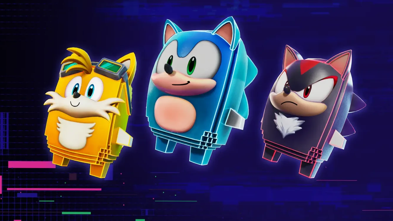 Sonic, Tails, and Shadow Sprite variants featured during Fortnite’s August 29 Power Hours.