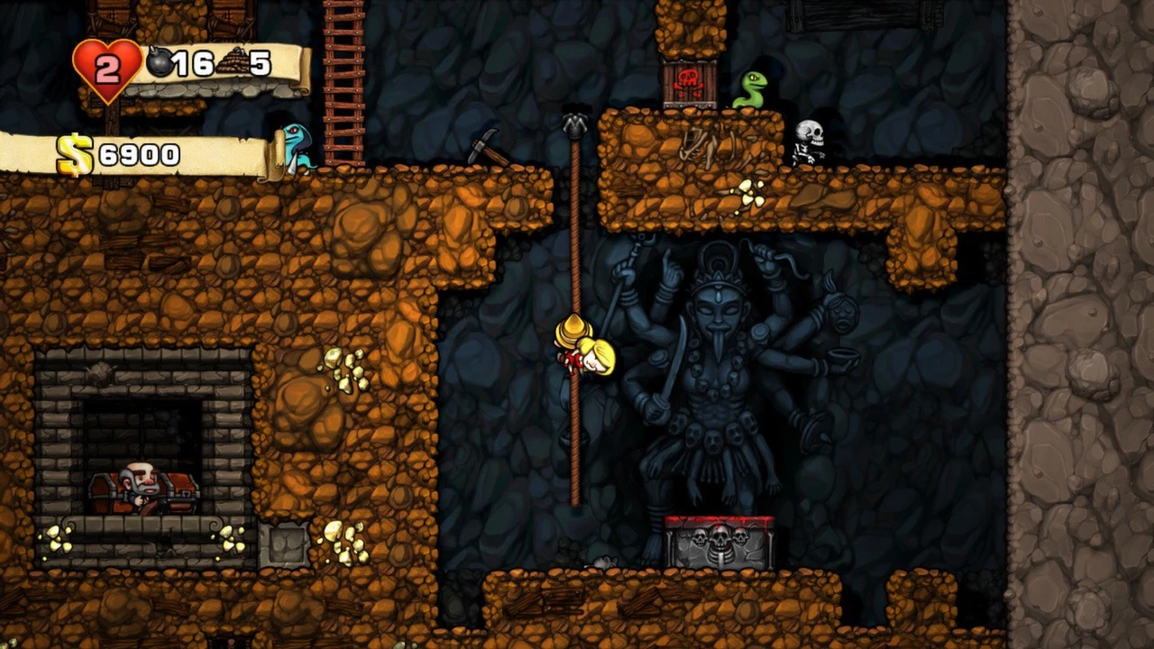 Spelunky HD Beginner Guide: Bombs, Ropes and Shops on Your First Run