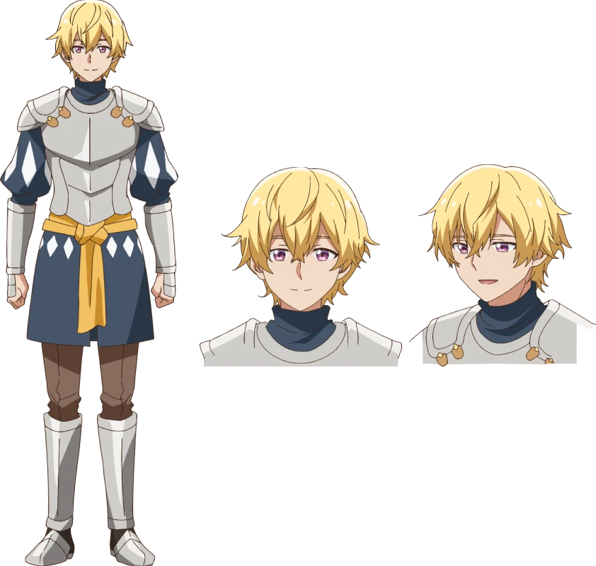Official transparent character artwork of Reinhardt Highwind.